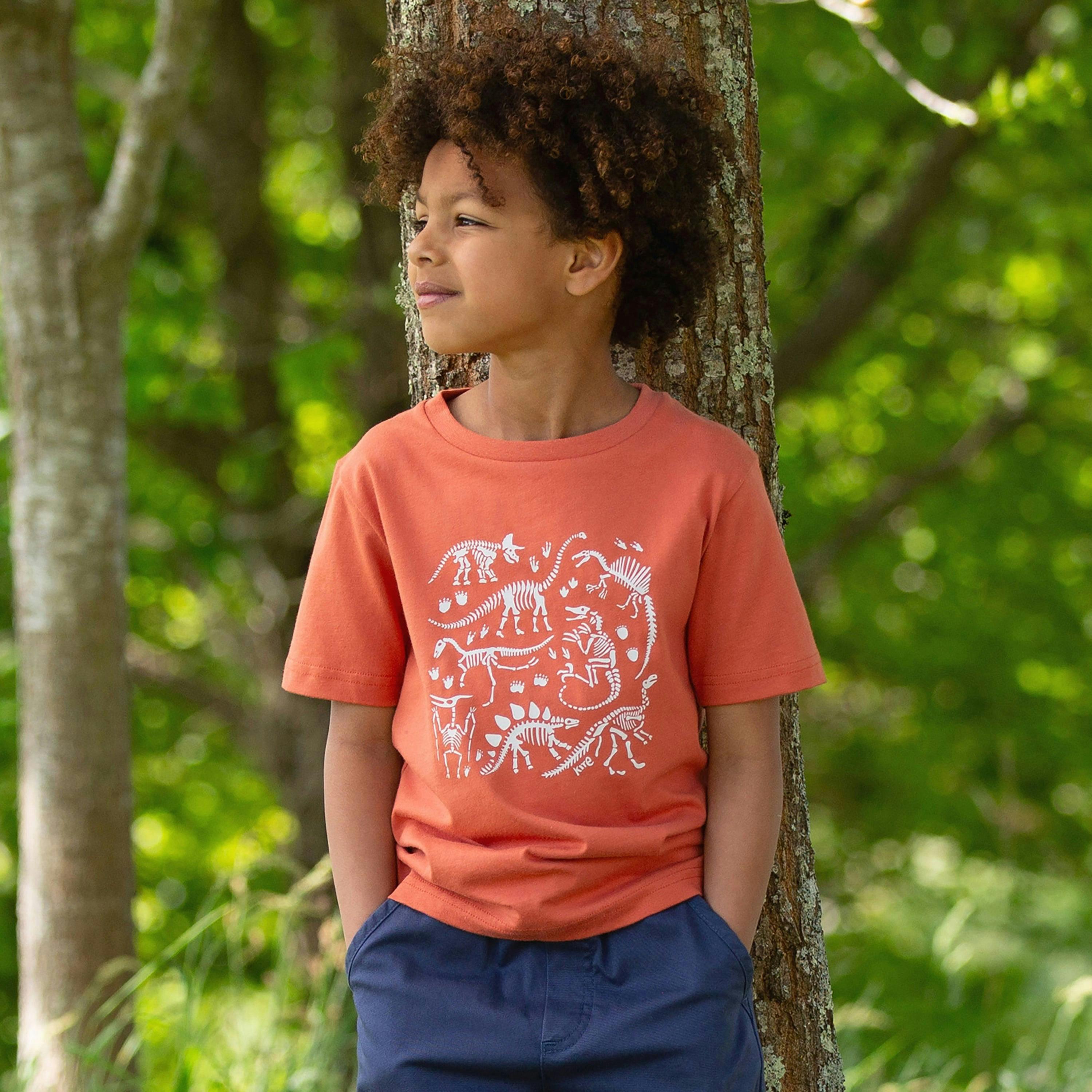Kids Organic Dino Discovery T-Shirt , view 2 of 4