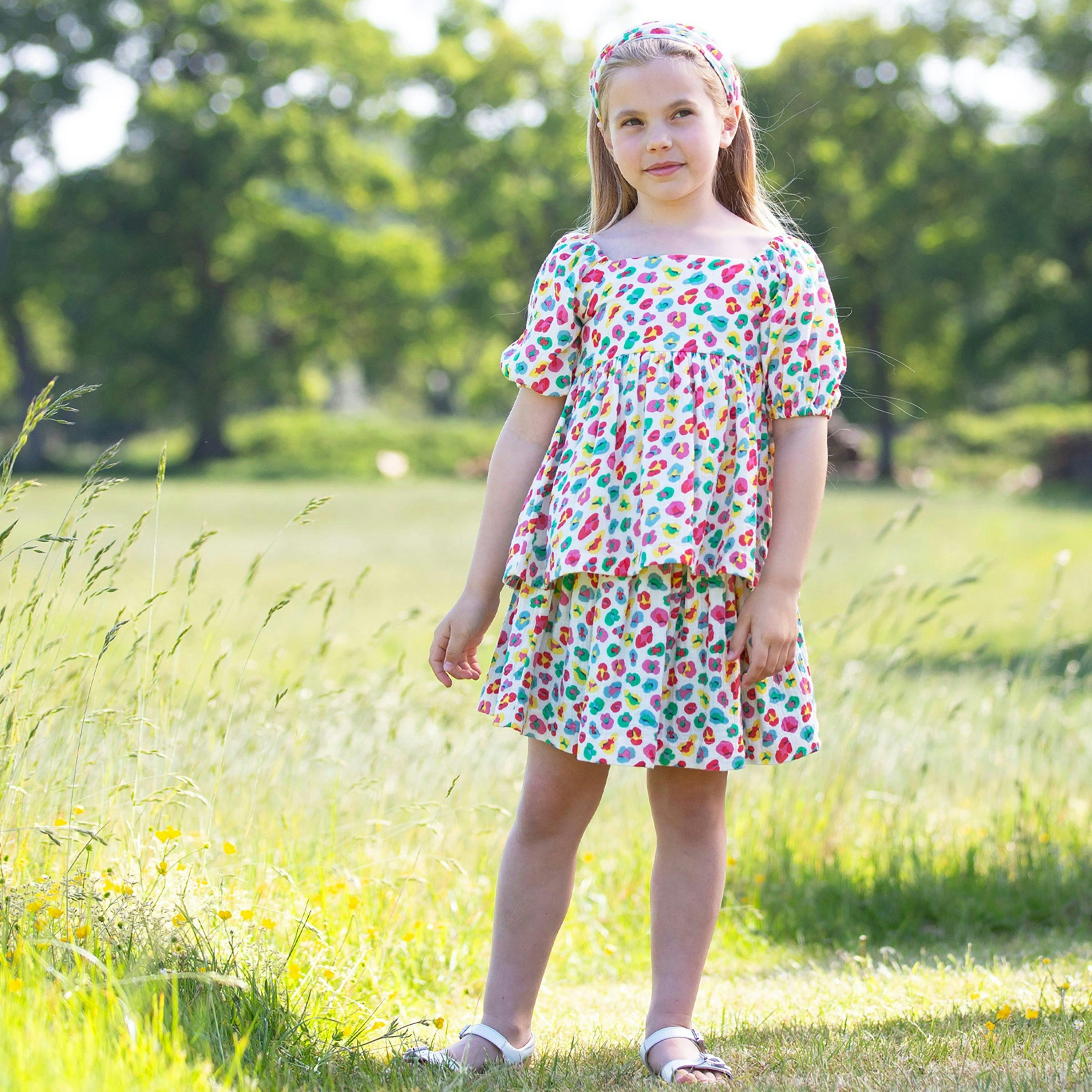 Kids Organic Wild And Free Blouse , view 3 of 4
