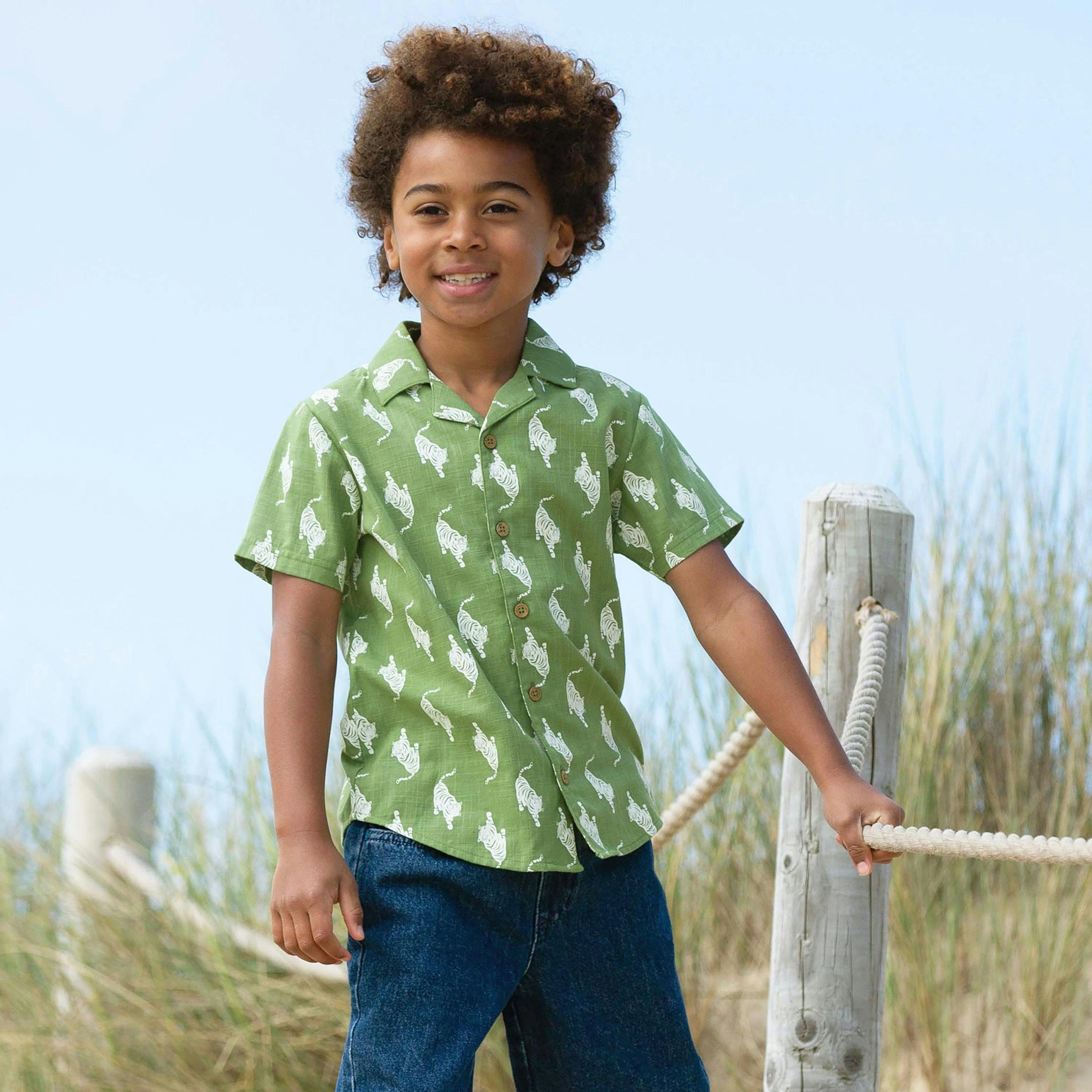 Kids Organic Stay Wild Shirt , view 4 of 6