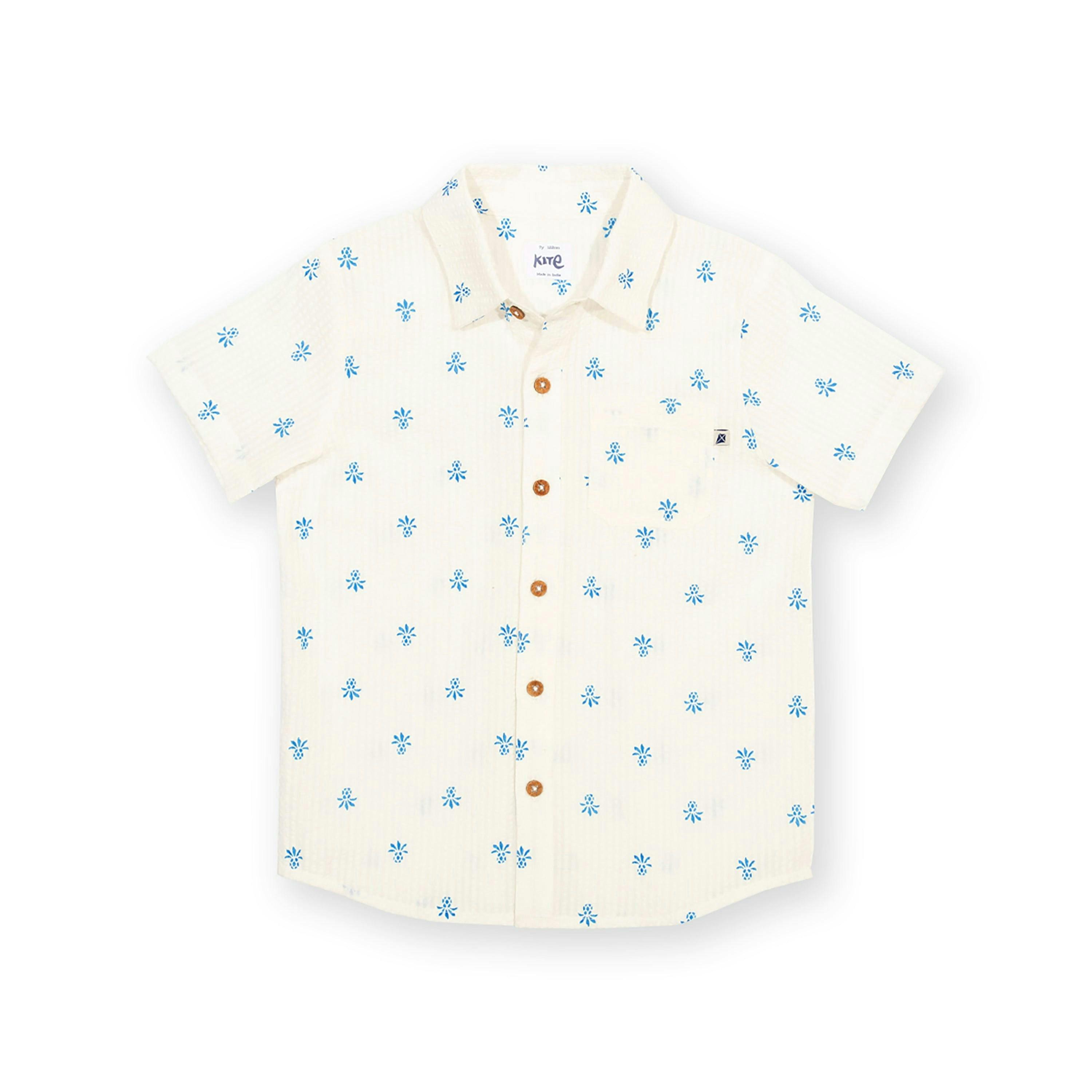 Kids Pineapple Polka Organic Shirt , view 1 of 3