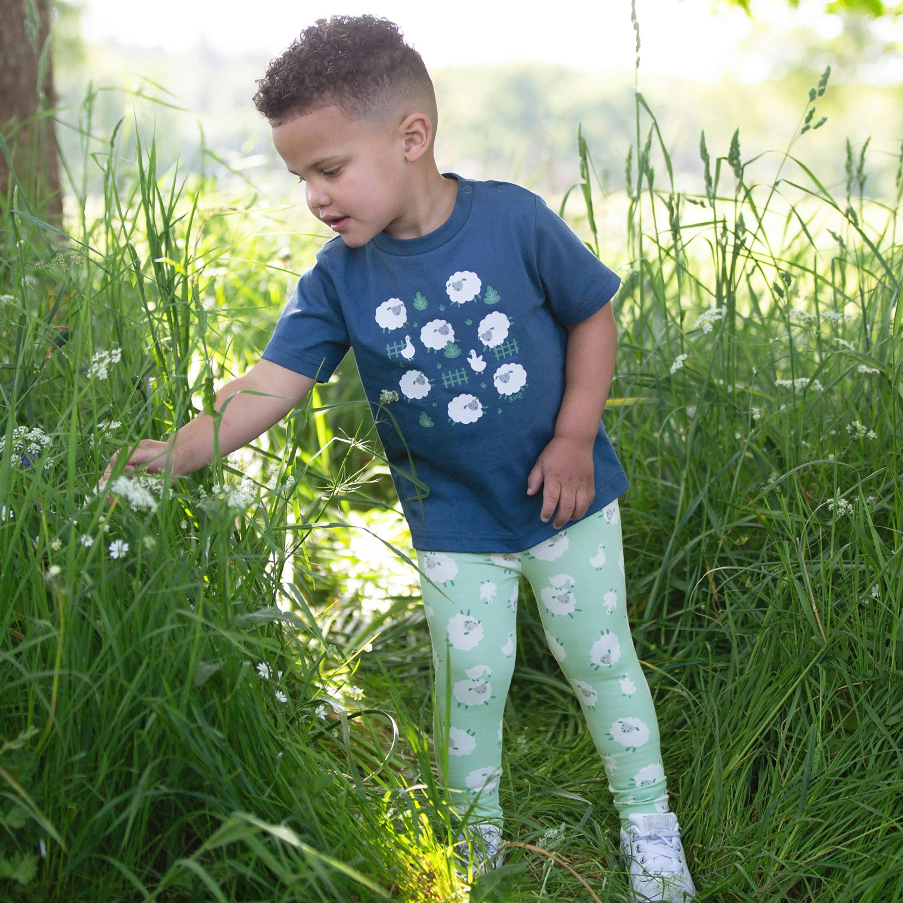 Kids Organic Baa Baa Quack Leggings , view 2 of 4