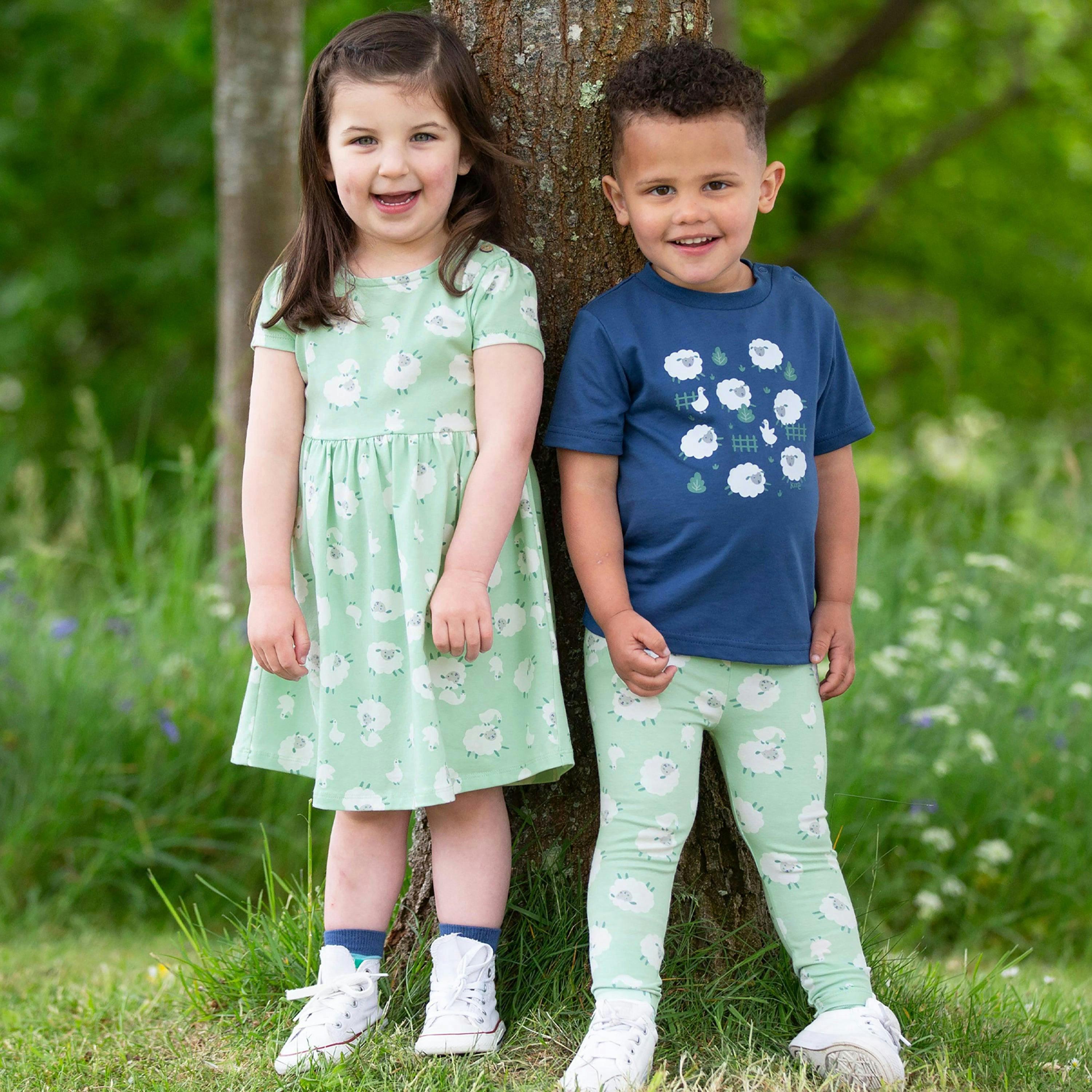 Kids Organic Baa Baa Quack Leggings , view 3 of 4