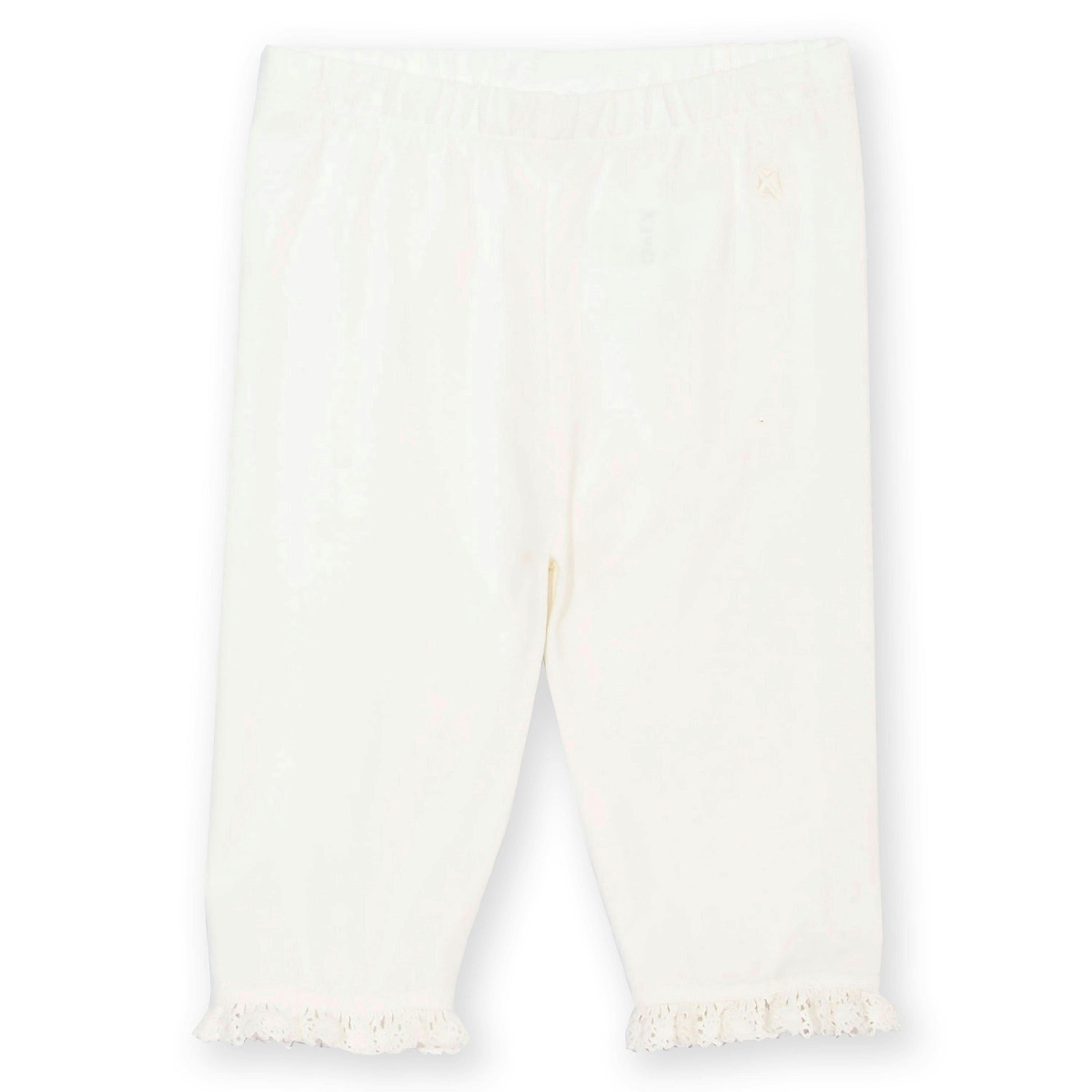 Kids Together Organic Pedal Pushers Off-White , view 1 of 3