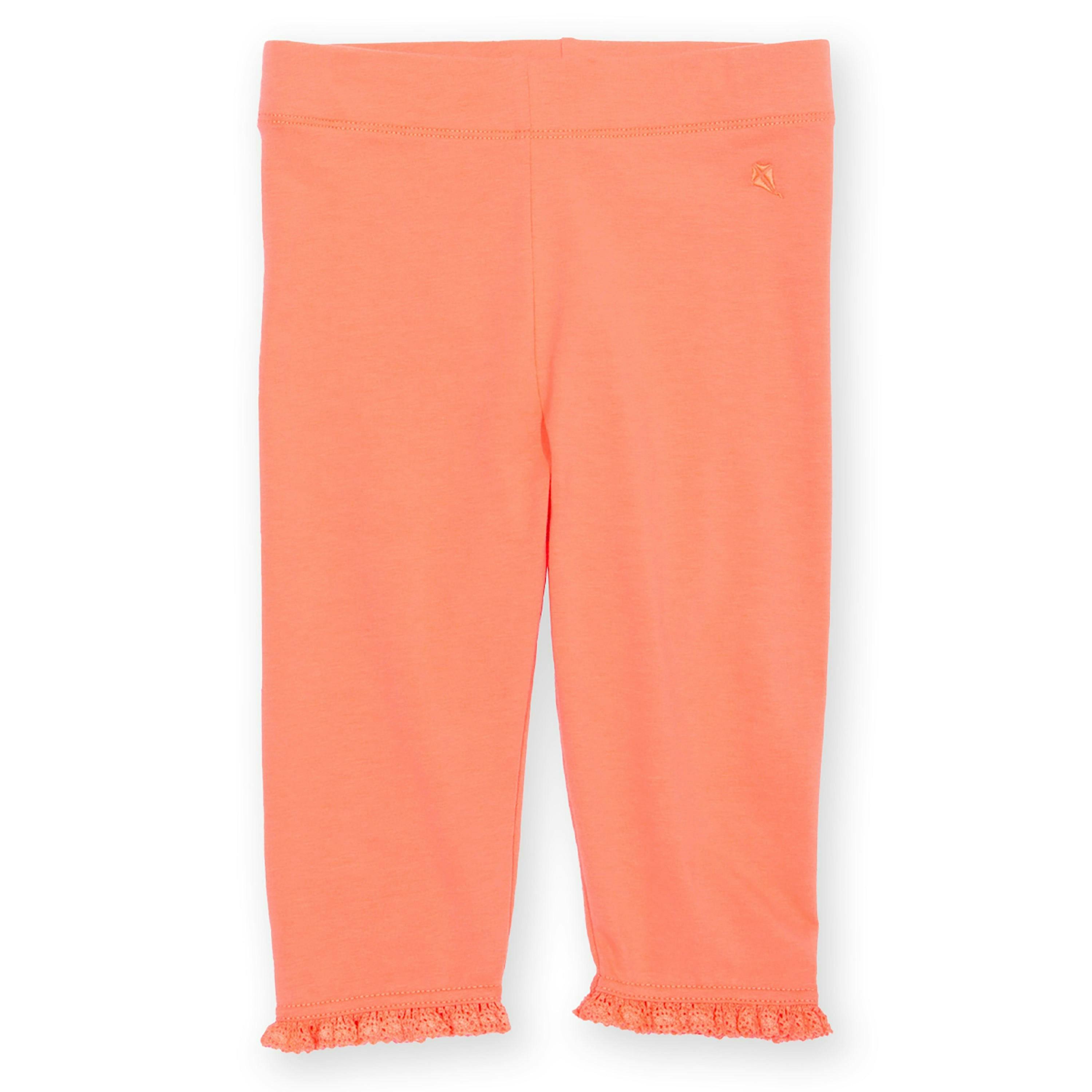 Kids Organic Together Pedal Pushers Tangerine , view 4 of 6