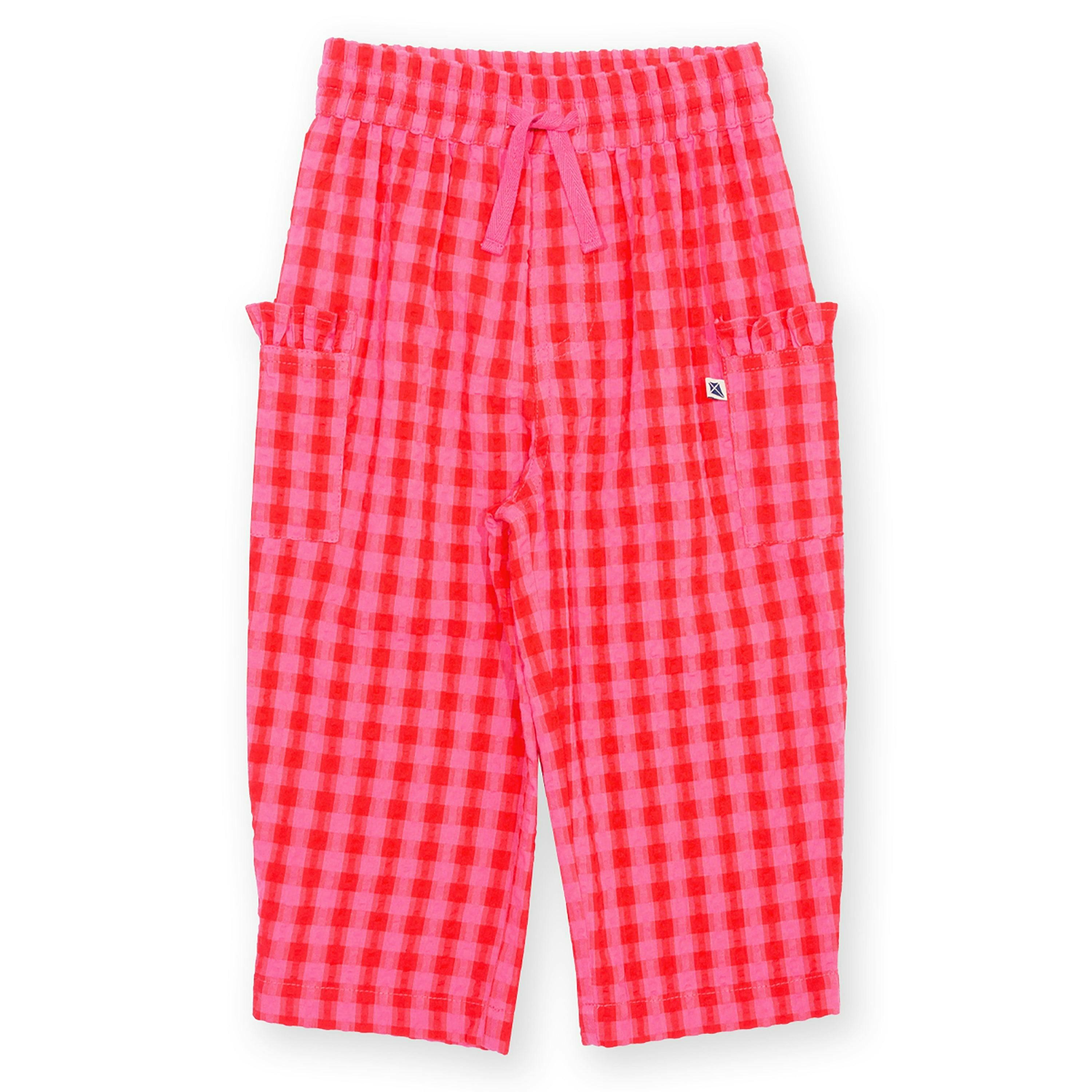 Kids Gingham Organic Pull Ups , view 1 of 3