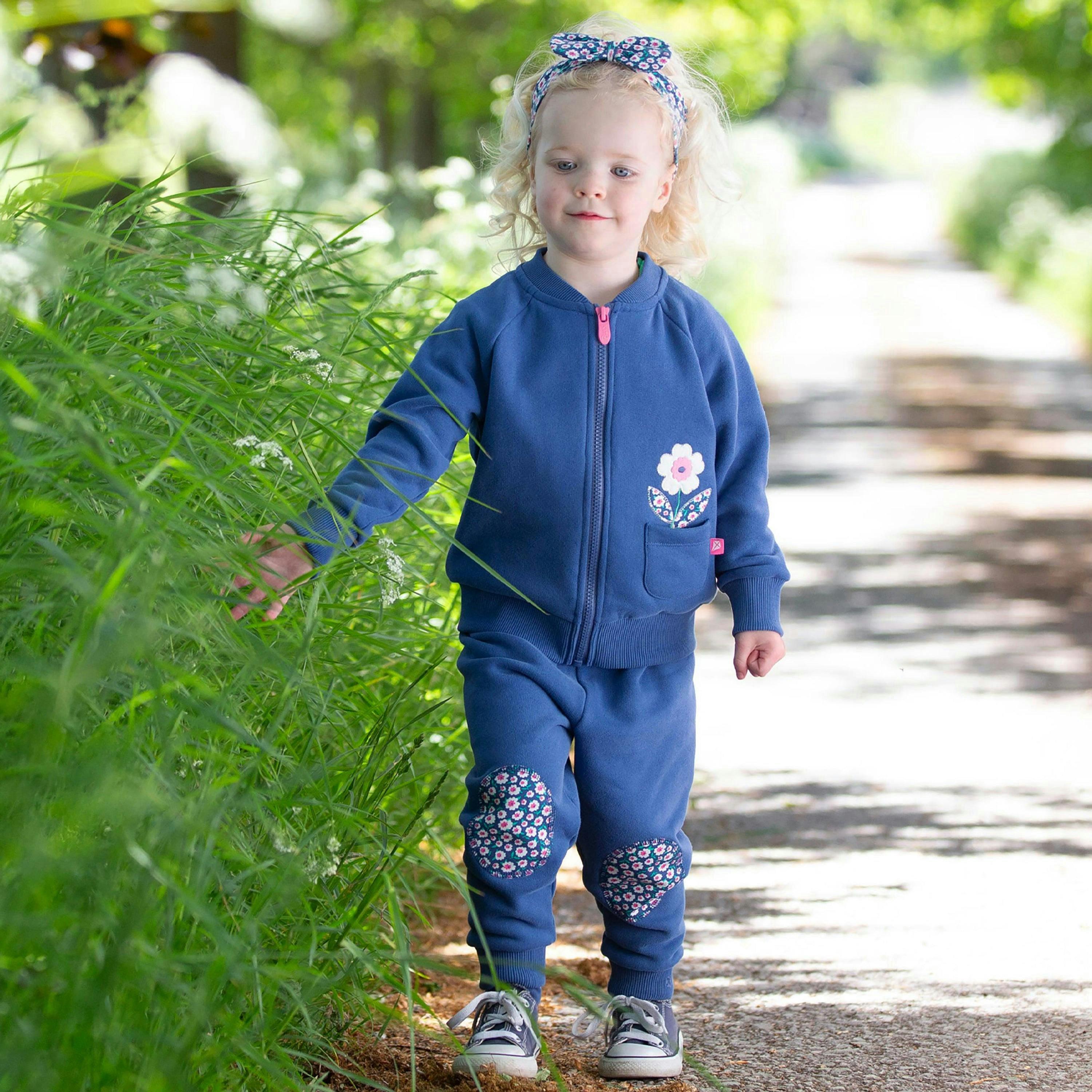 Kids Organic Little Blossom Joggers , view 3 of 4