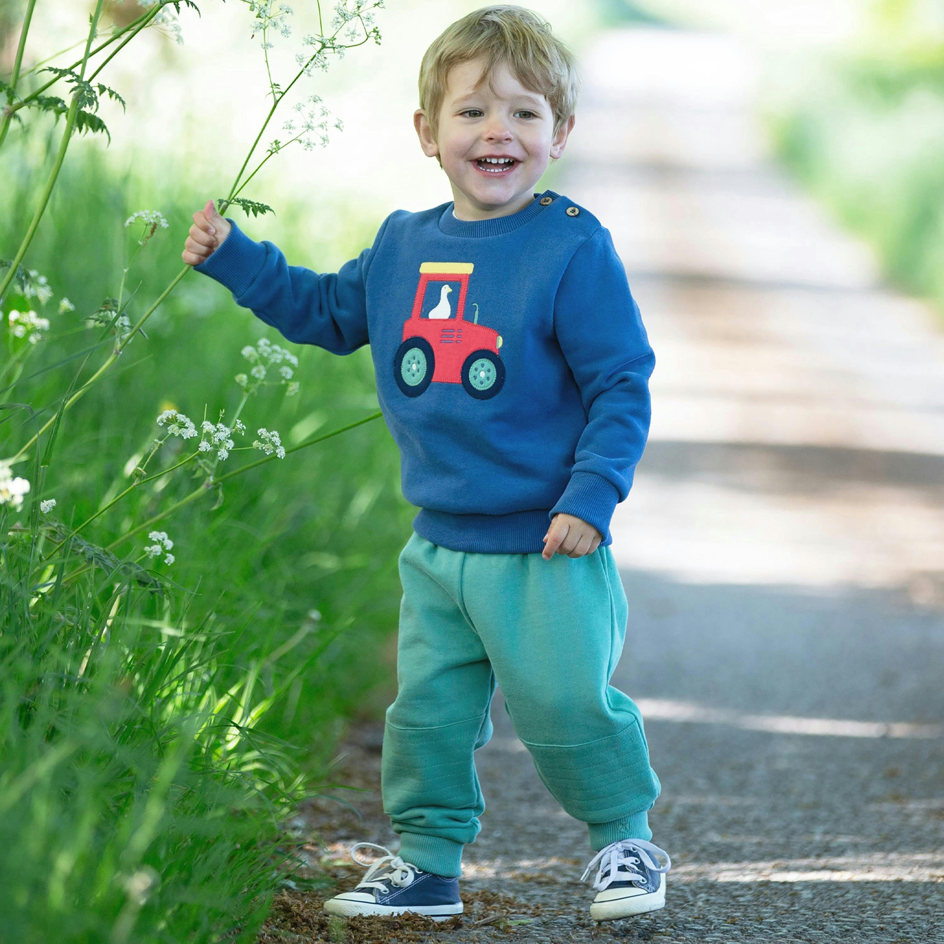 Kids Organic Stitch Patch Joggers , view 2 of 4