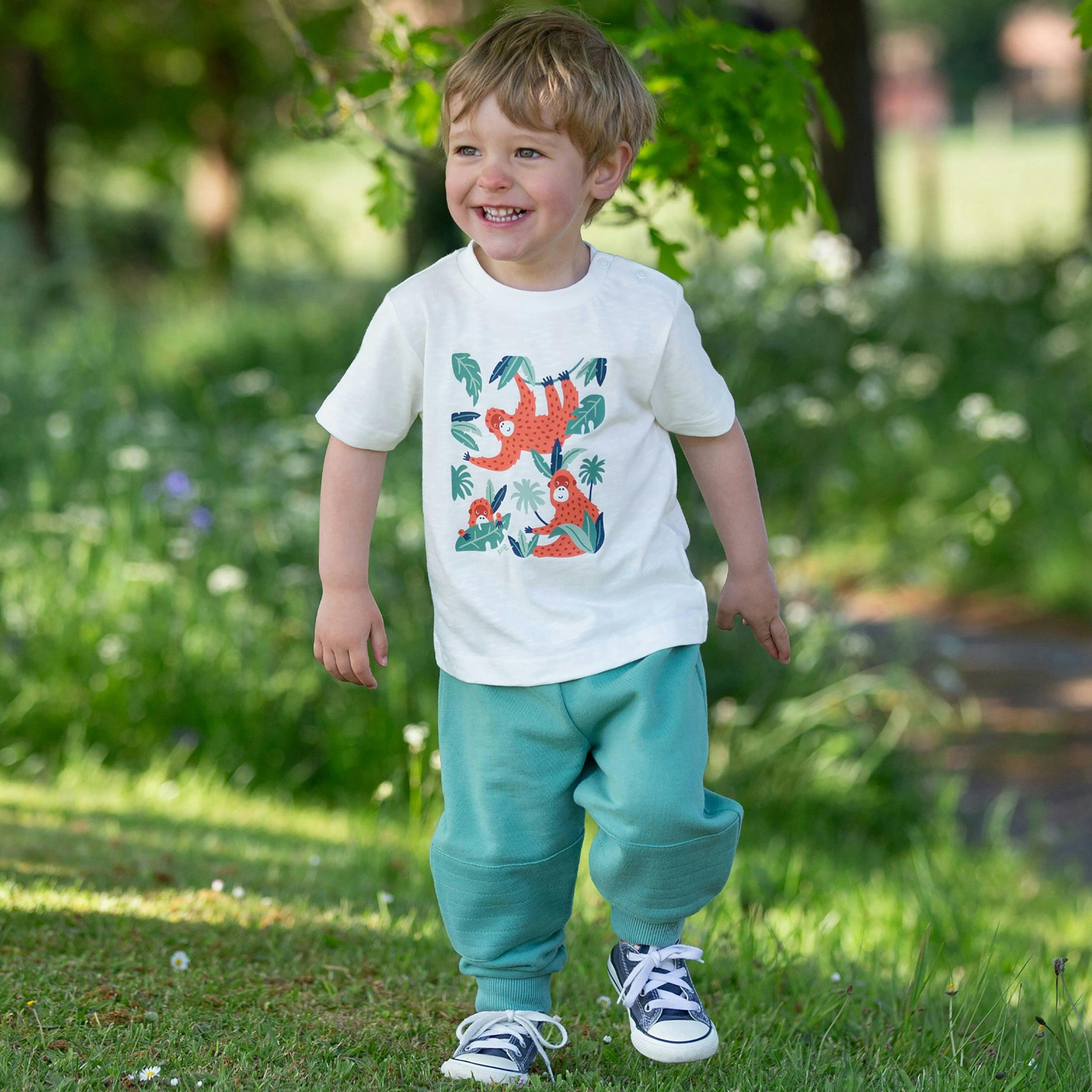 Kids Organic Stitch Patch Joggers , view 3 of 4