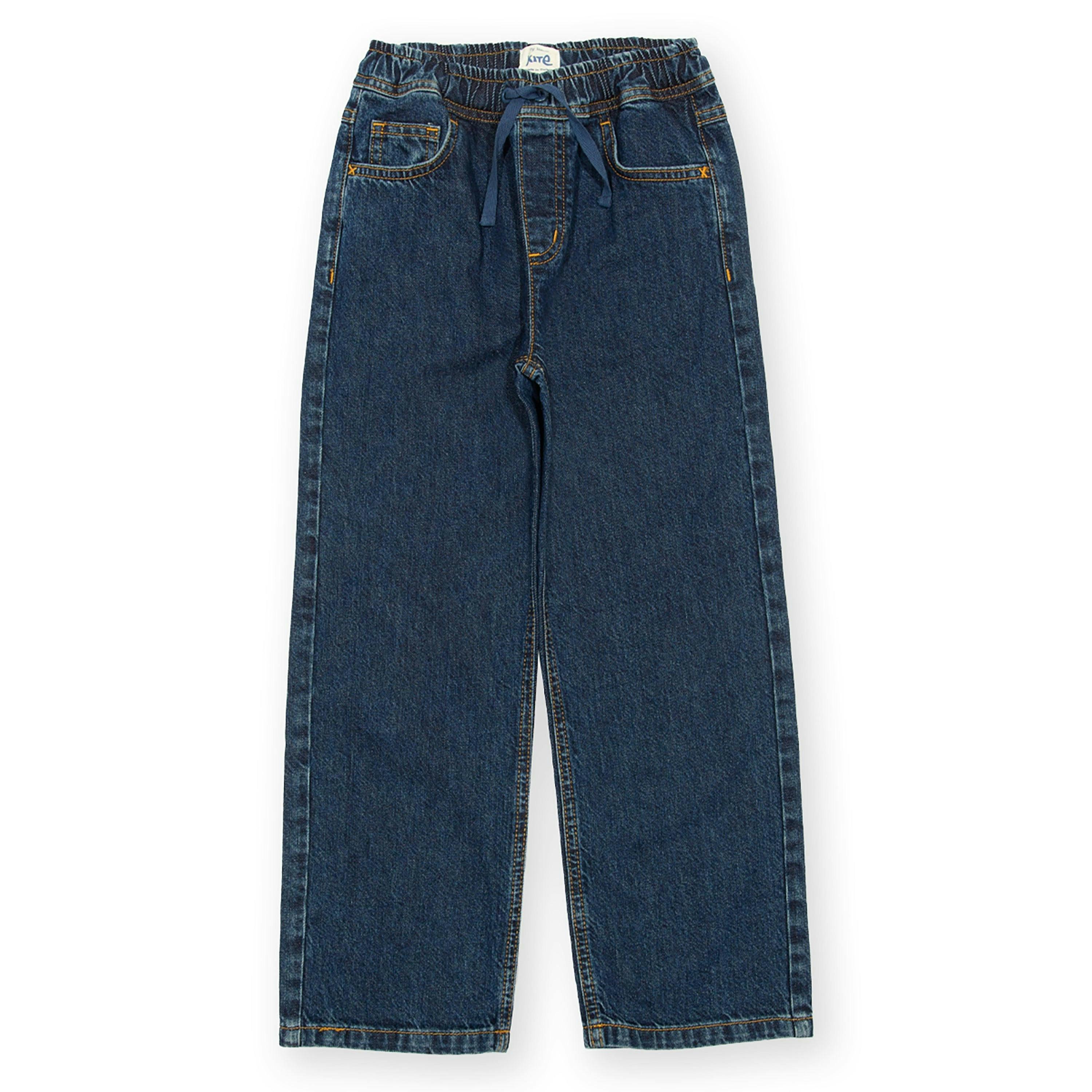 Kids Relaxed Organic Denim Jeans , view 1 of 3