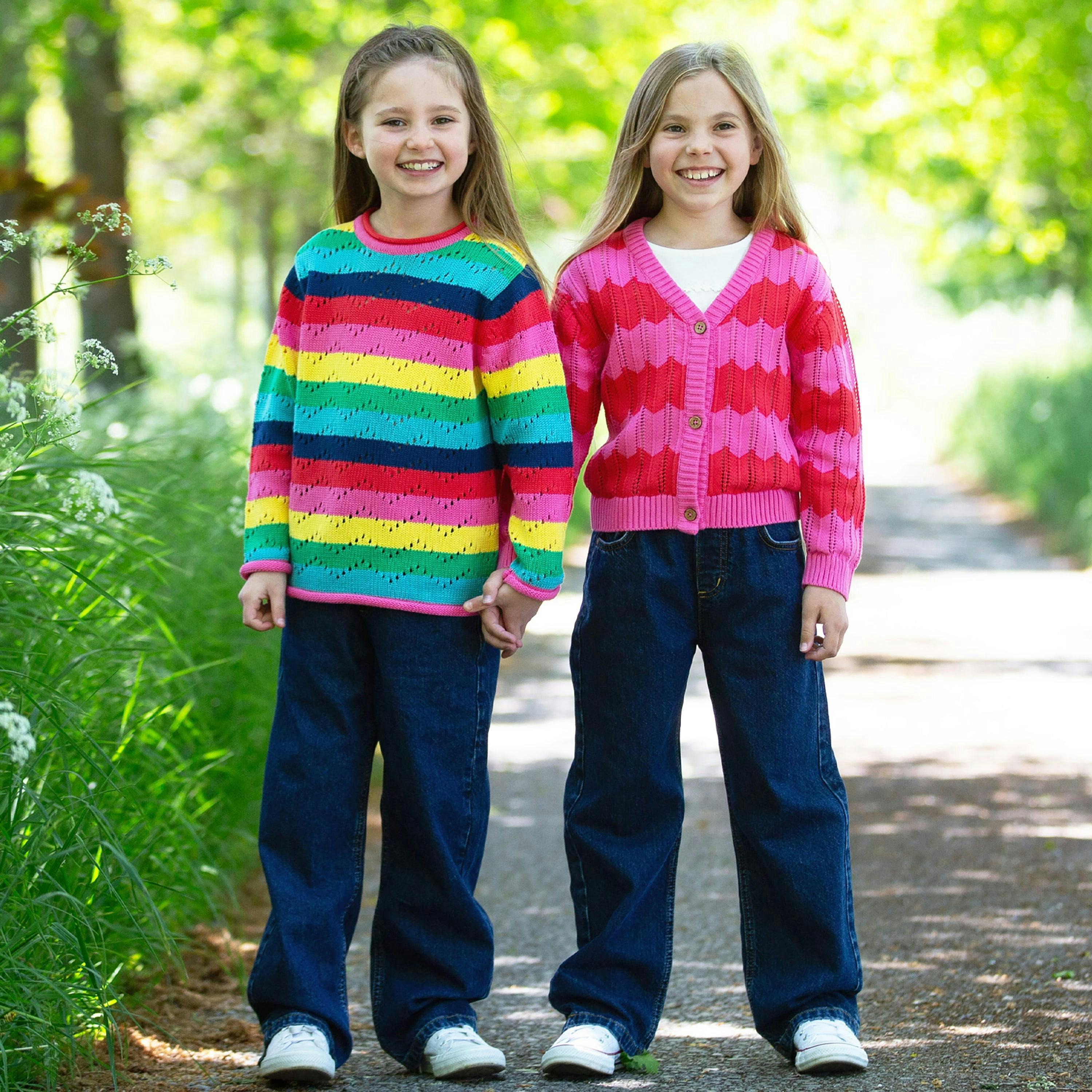 Kids Organic Relaxed Denim Jeans , view 3 of 4