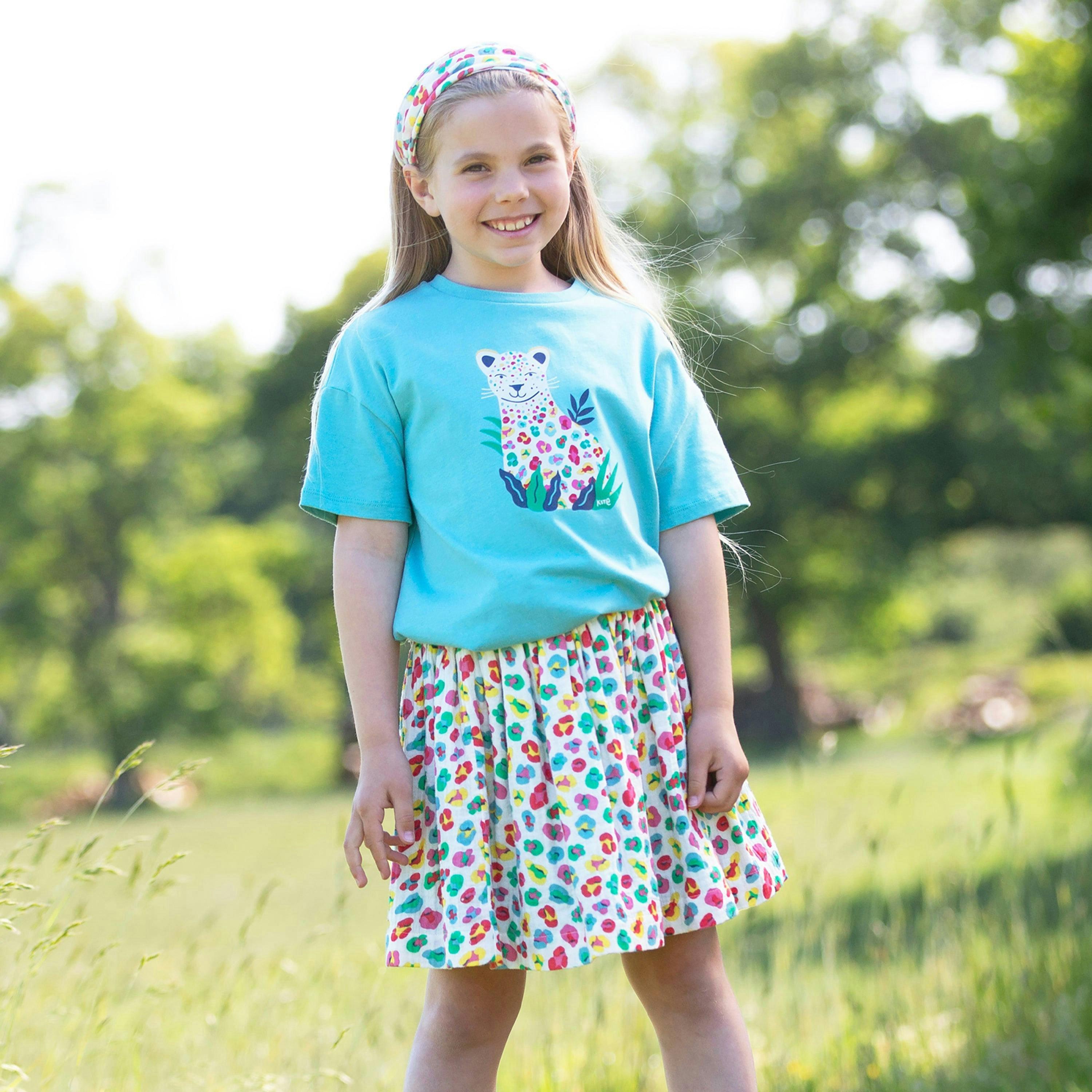 Kids Organic Wild And Free Skirt , view 3 of 5