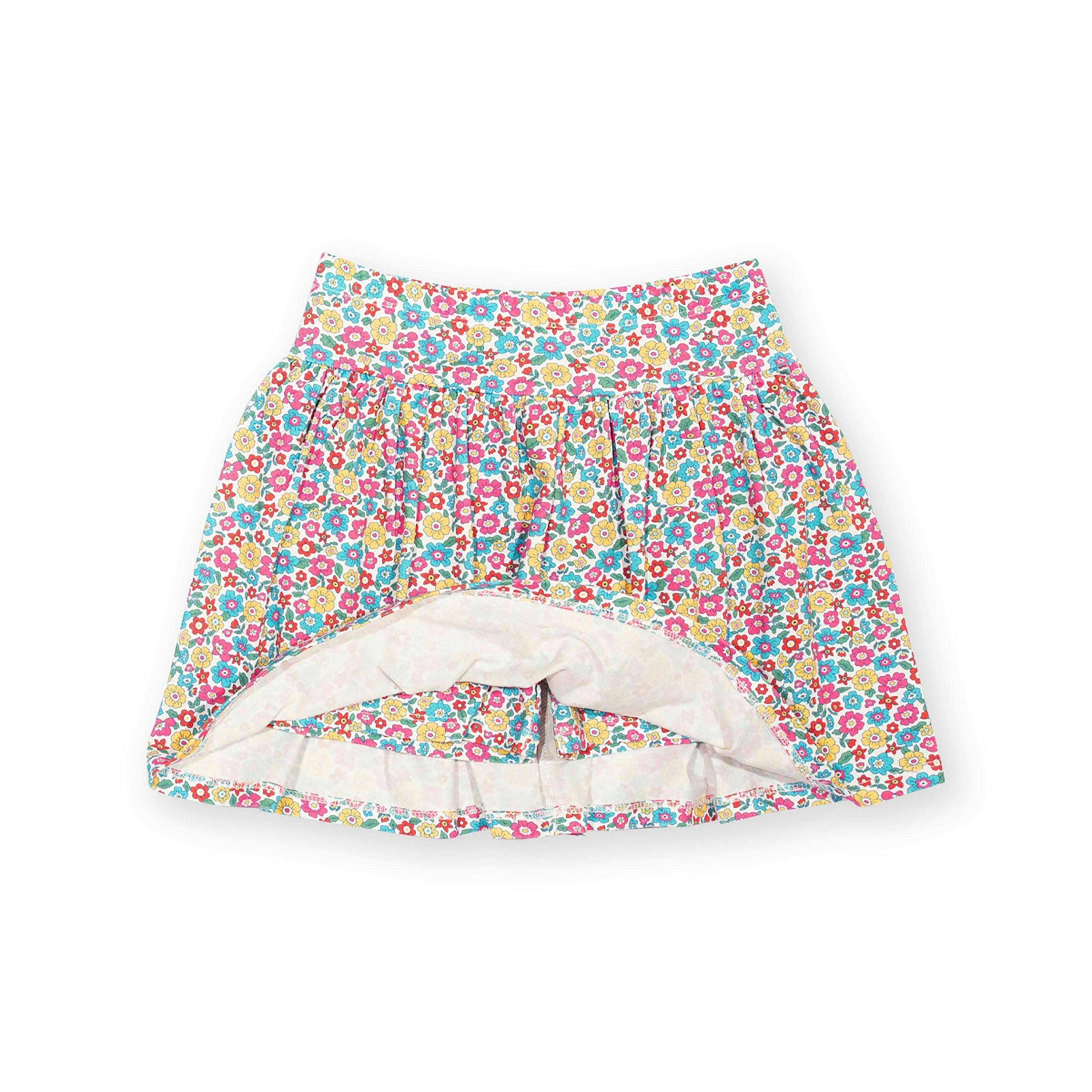 Kids Organic Born To Bloom Skort , view 4 of 4