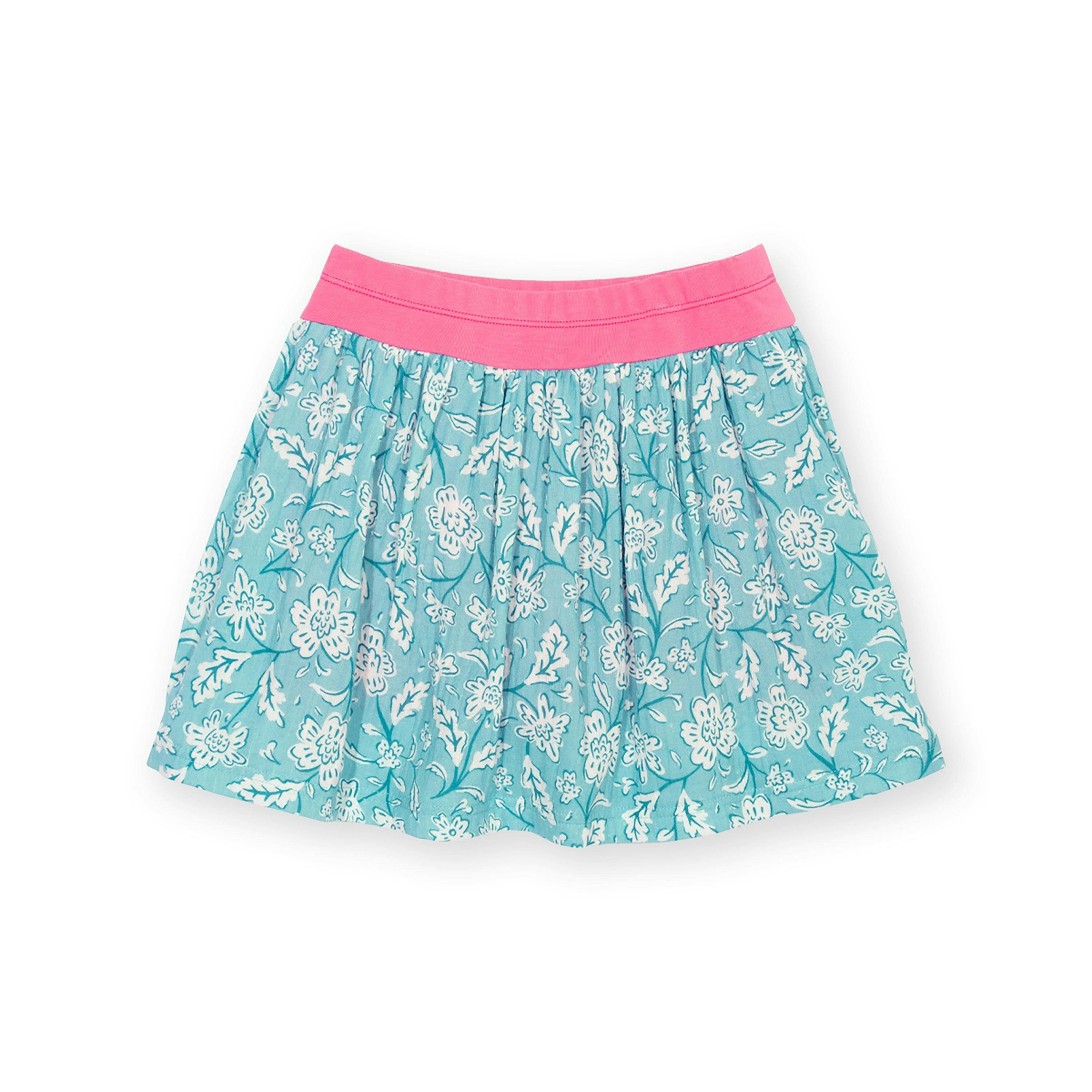 Kids Ocean Bloom Organic Skort , view 1 of 3