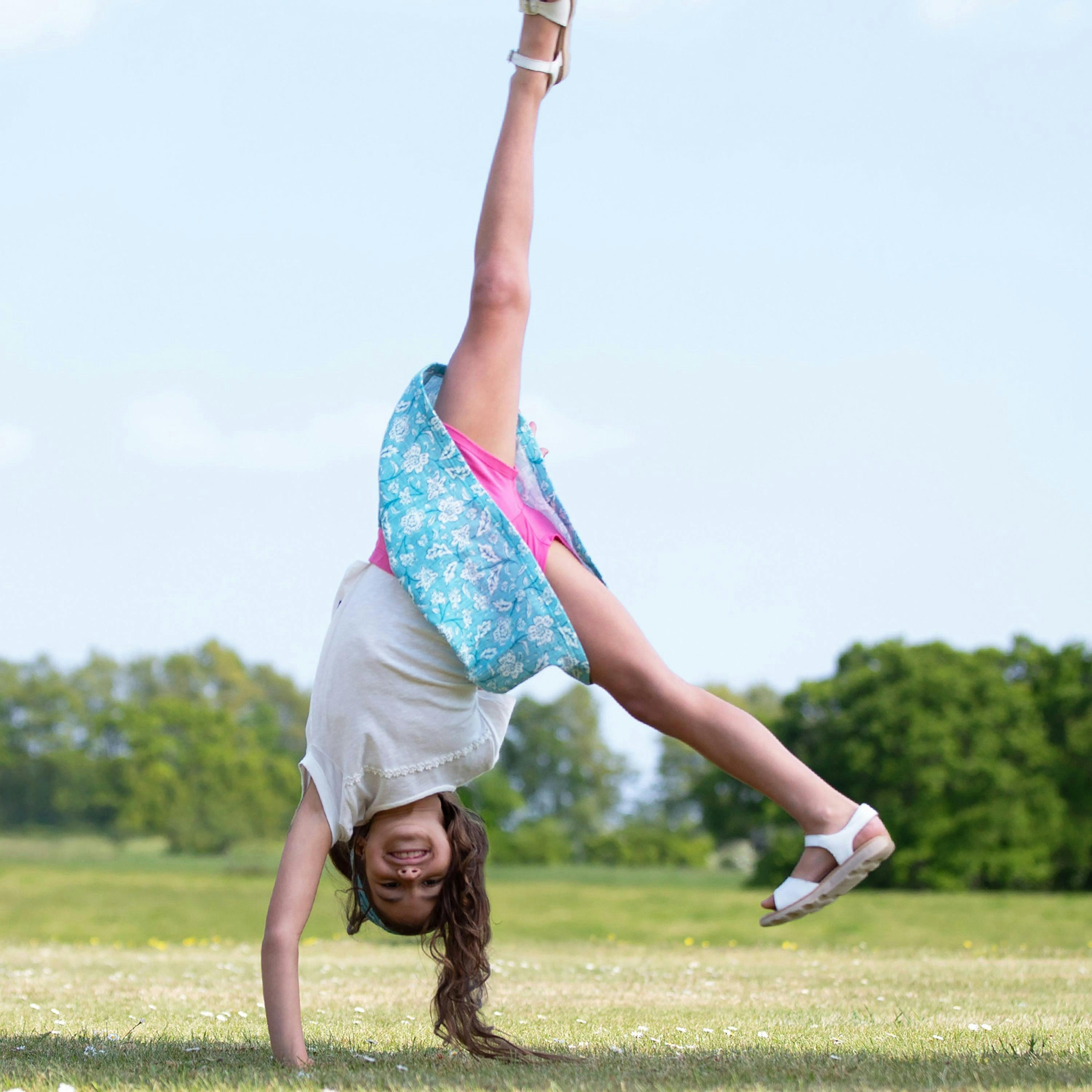Kids Organic Ocean Bloom Skort , view 3 of 4