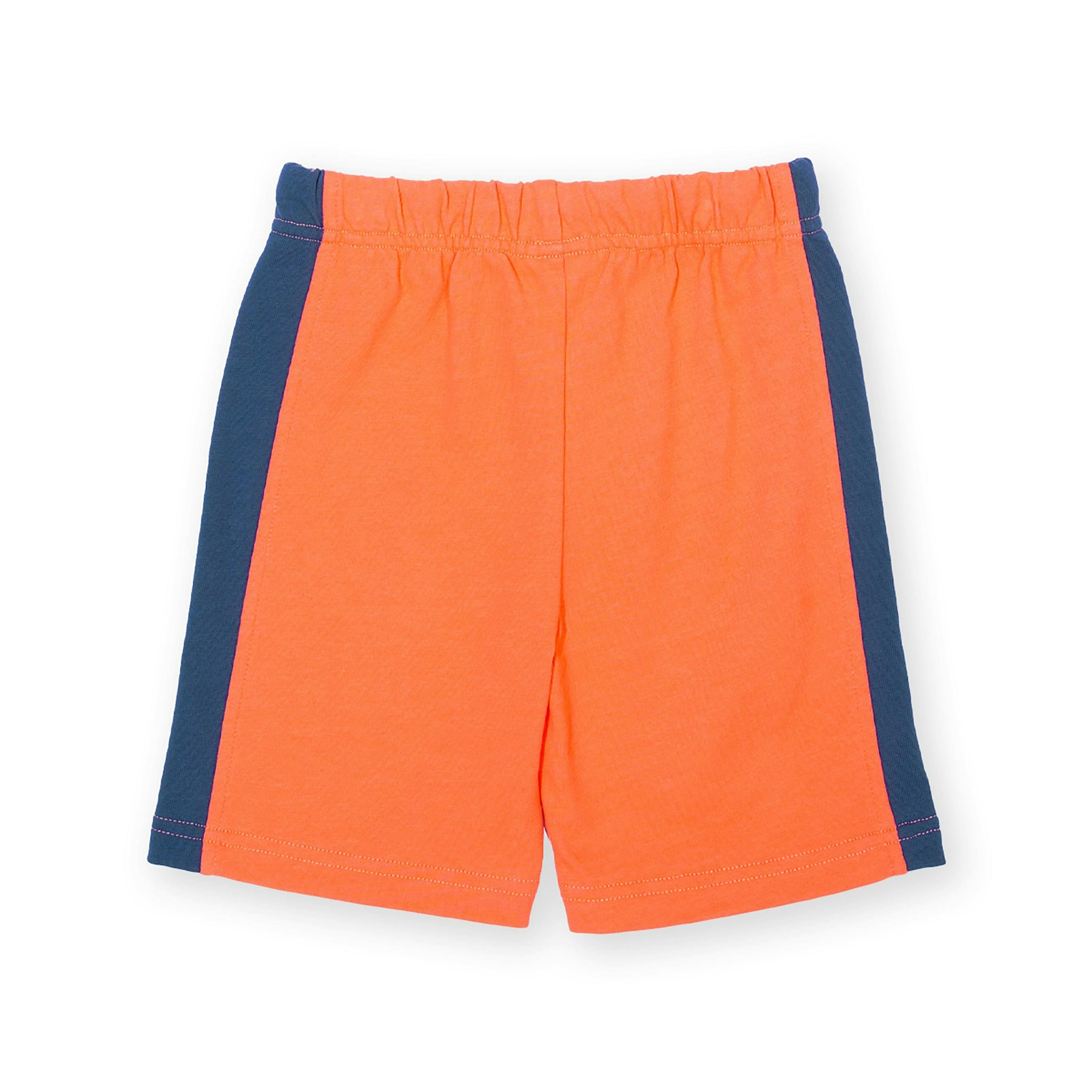 Kids Organic Corfe Shorts Tangerine , view 4 of 4