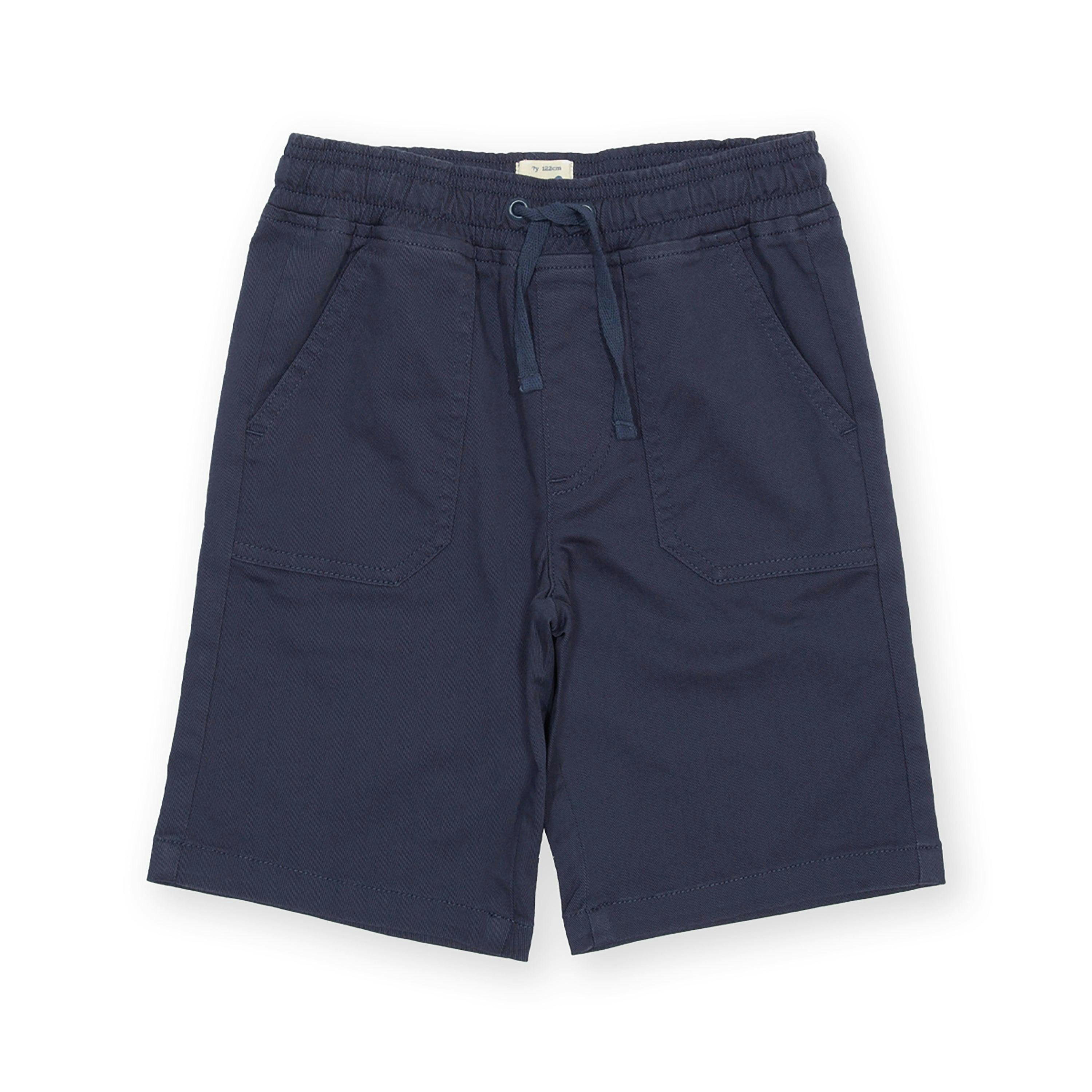 Kids Yacht Organic Shorts Midnight , view 1 of 3