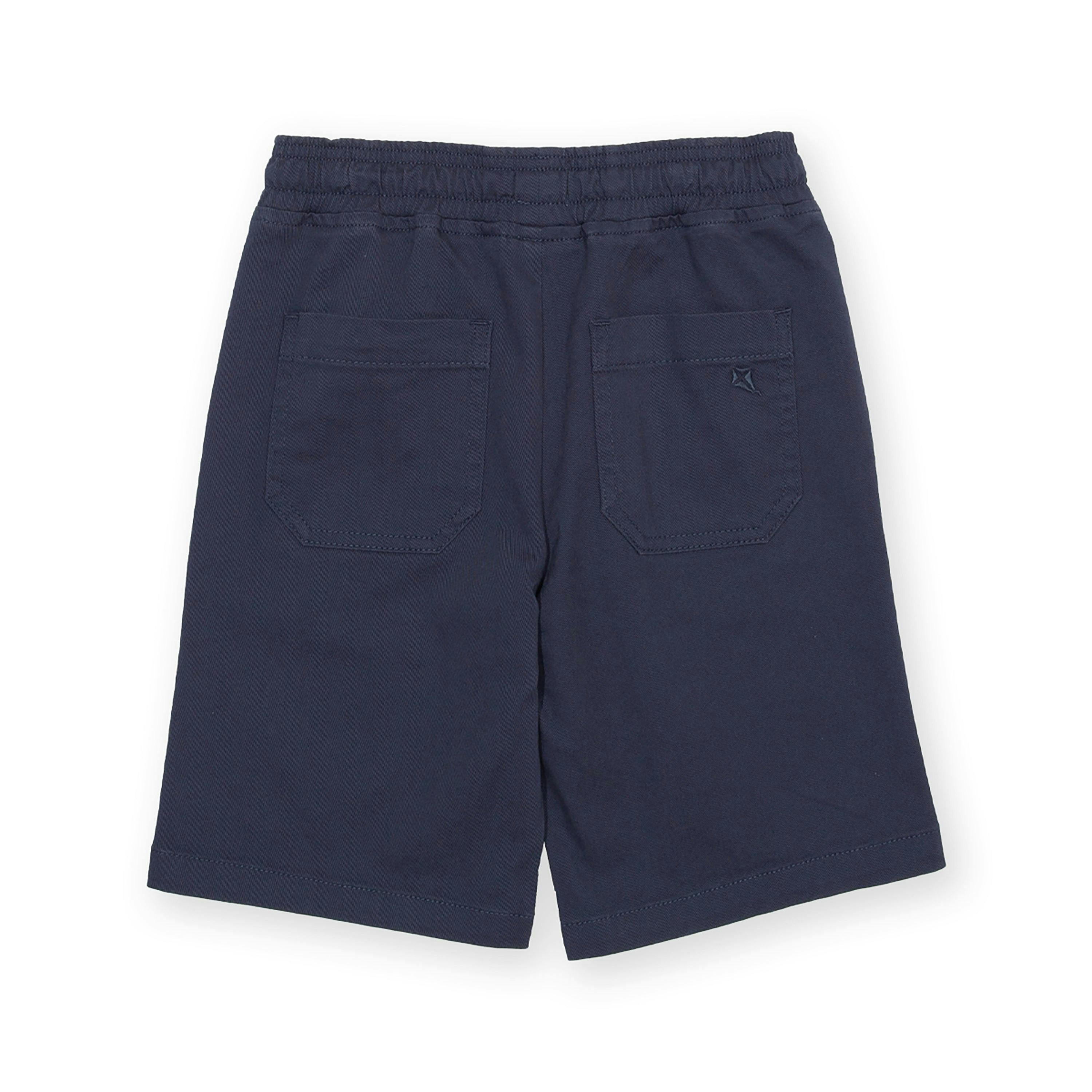 Kids Organic Yacht Shorts Midnight , view 3 of 3