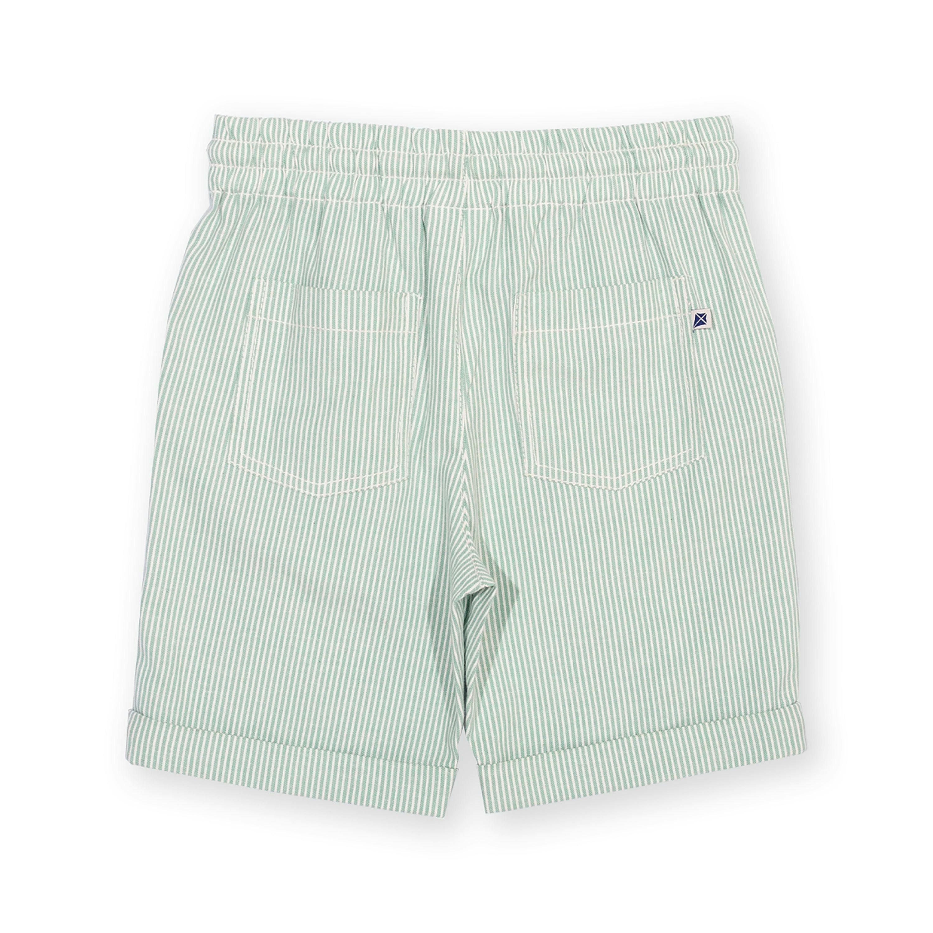 Kids Organic Ticking Shorts , view 4 of 4