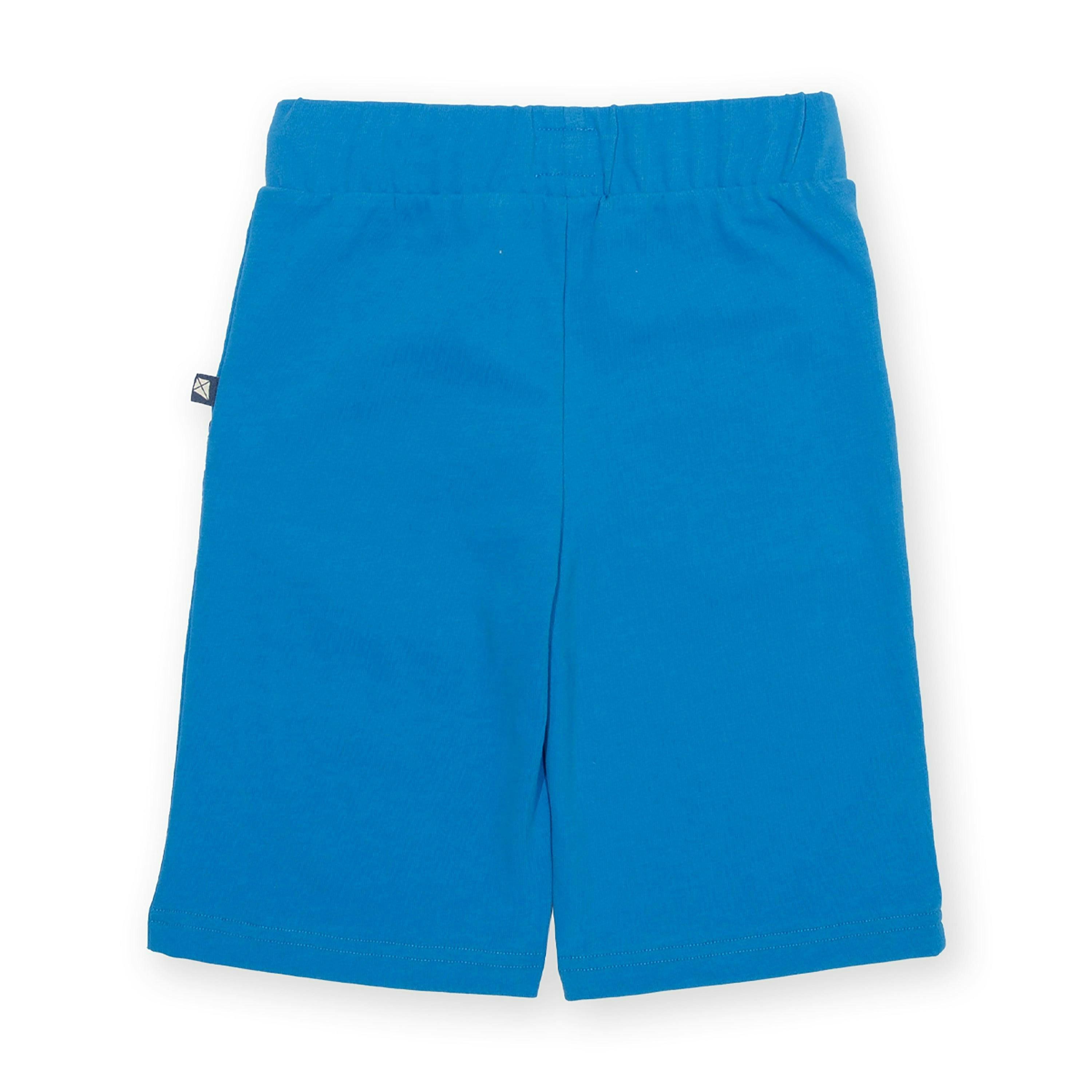 Kids Organic Corfe Shorts Peacock , view 4 of 4
