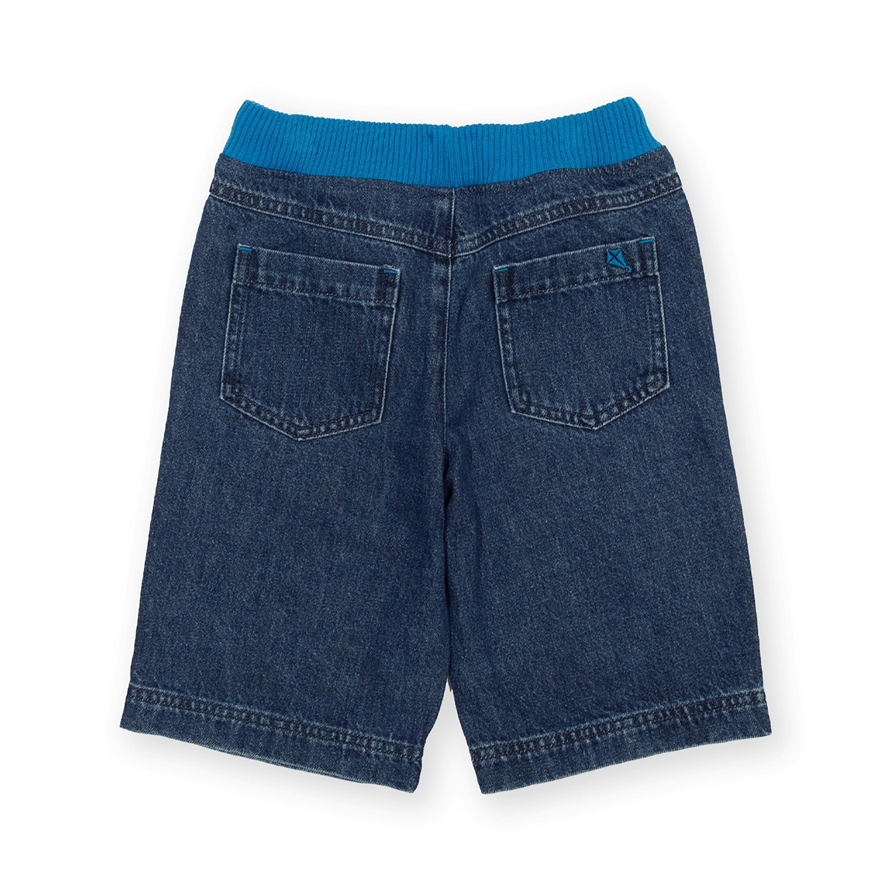 Kids Organic Deck Shorts Denim , view 5 of 5