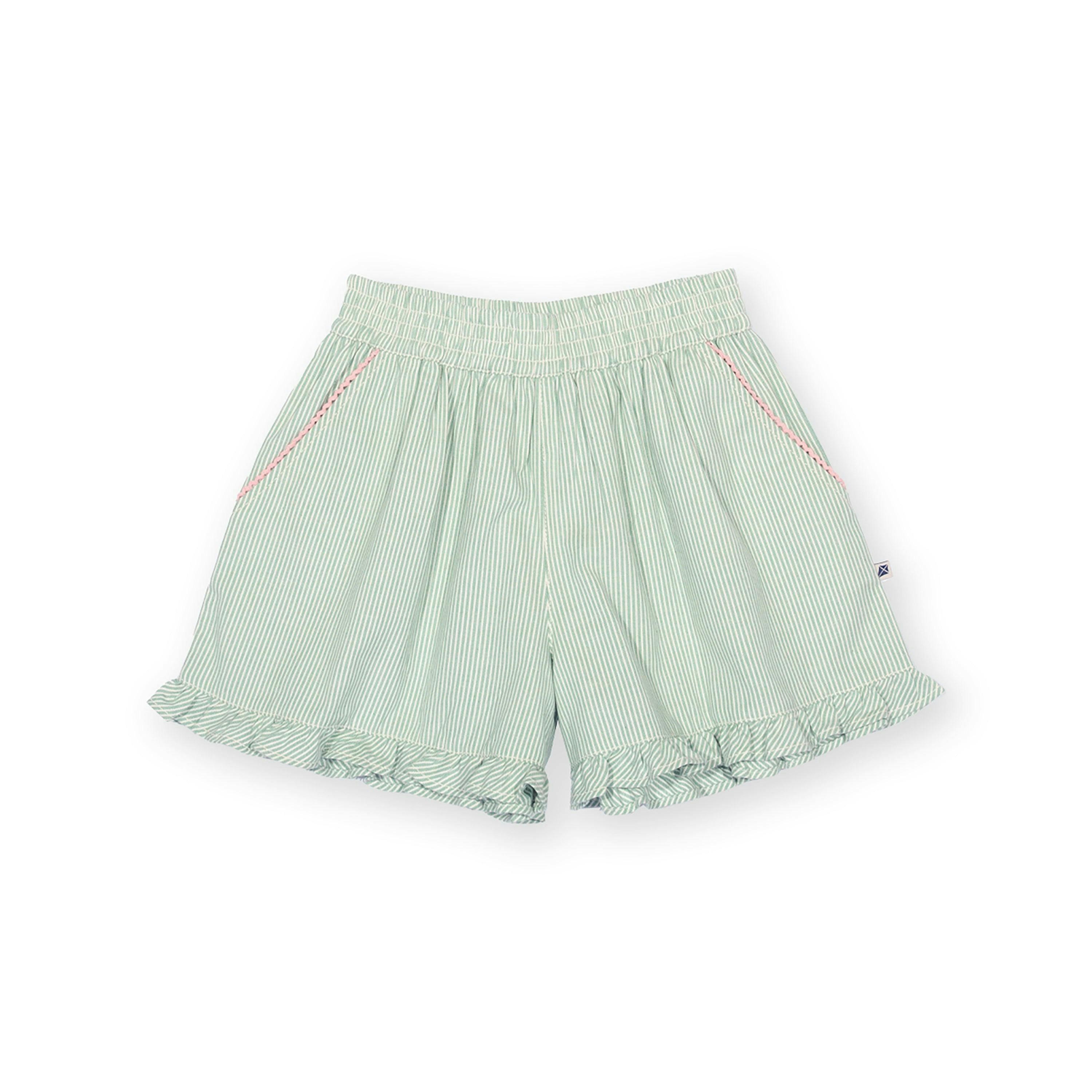 Kids Easy On Organic Culottes Ticking , view 1 of 3
