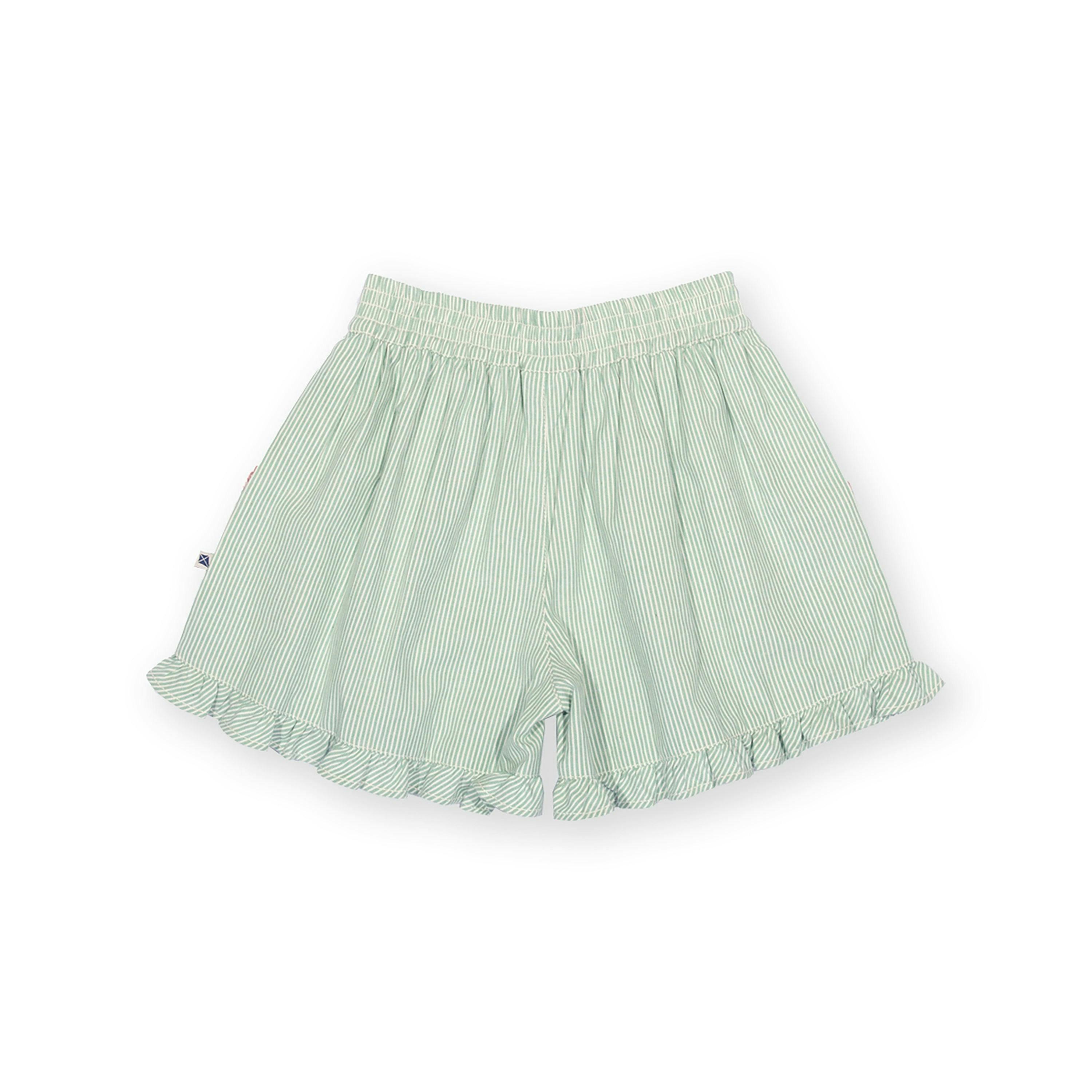 Kids Organic Easy On Culottes Ticking , view 3 of 3