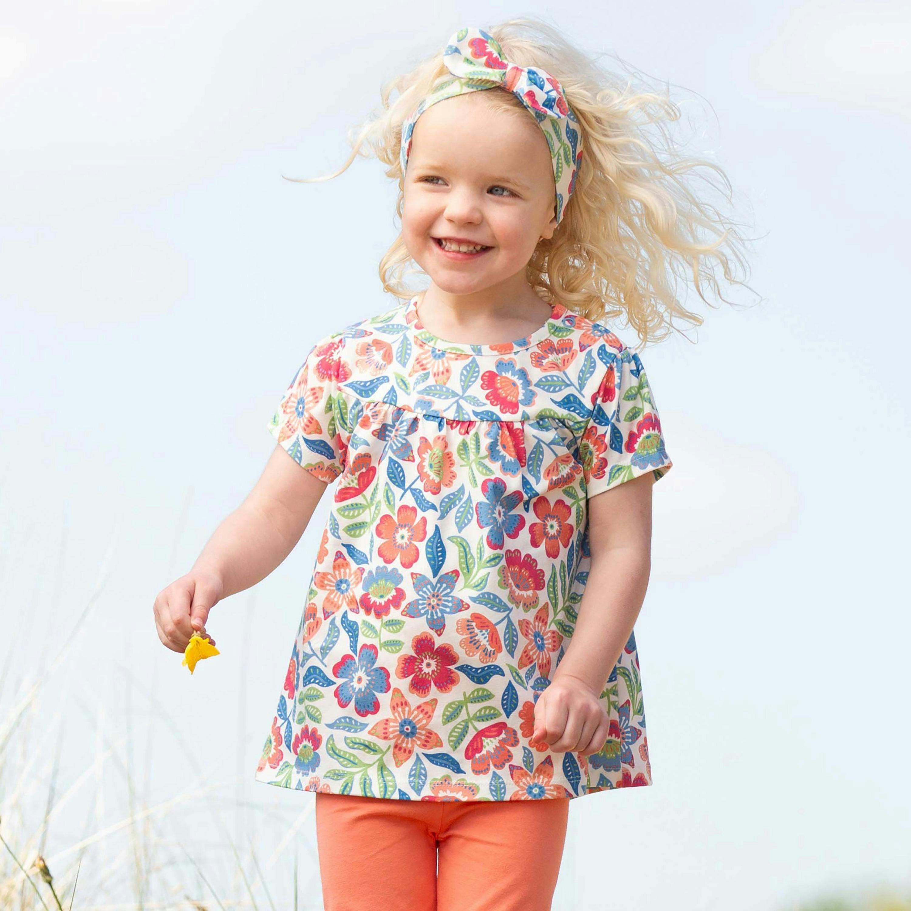 Kids Organic Tropicarnival Tunic , view 2 of 4