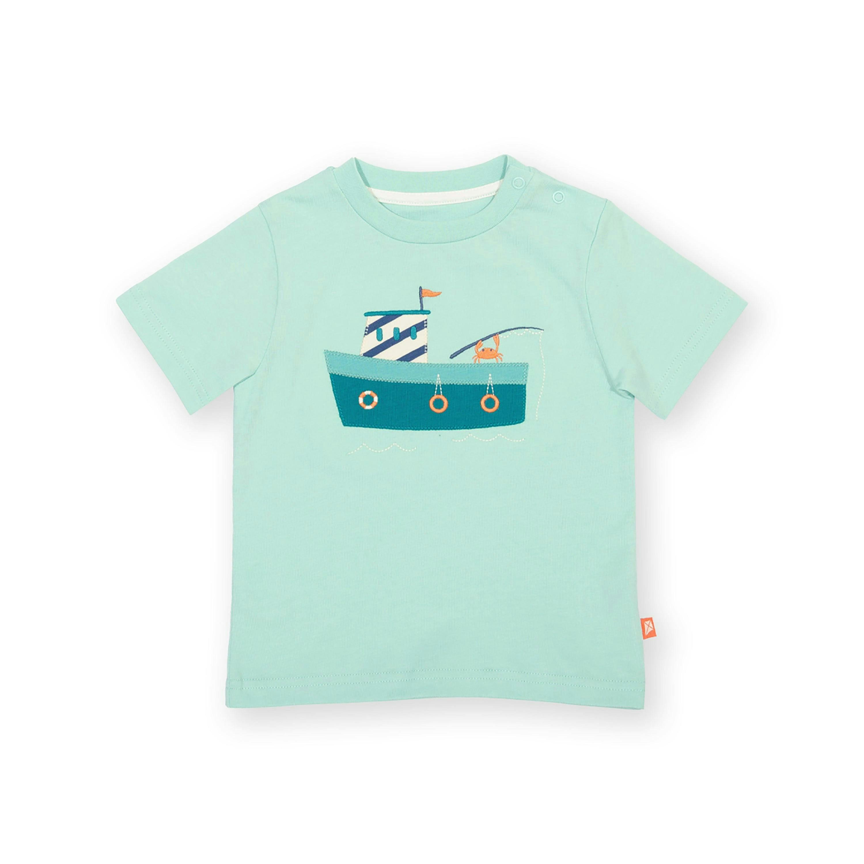 Kids Captain Crab Organic T-Shirt , view 1 of 3
