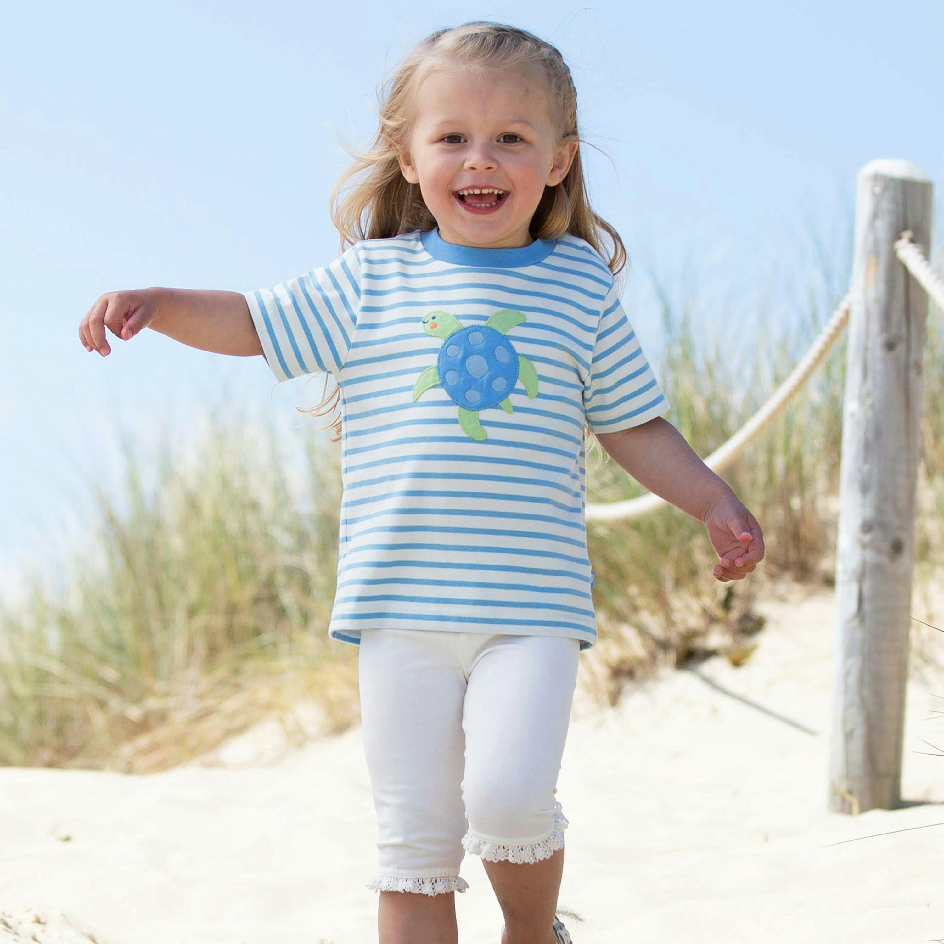 Kids Organic Little Turtle T-Shirt , view 3 of 5