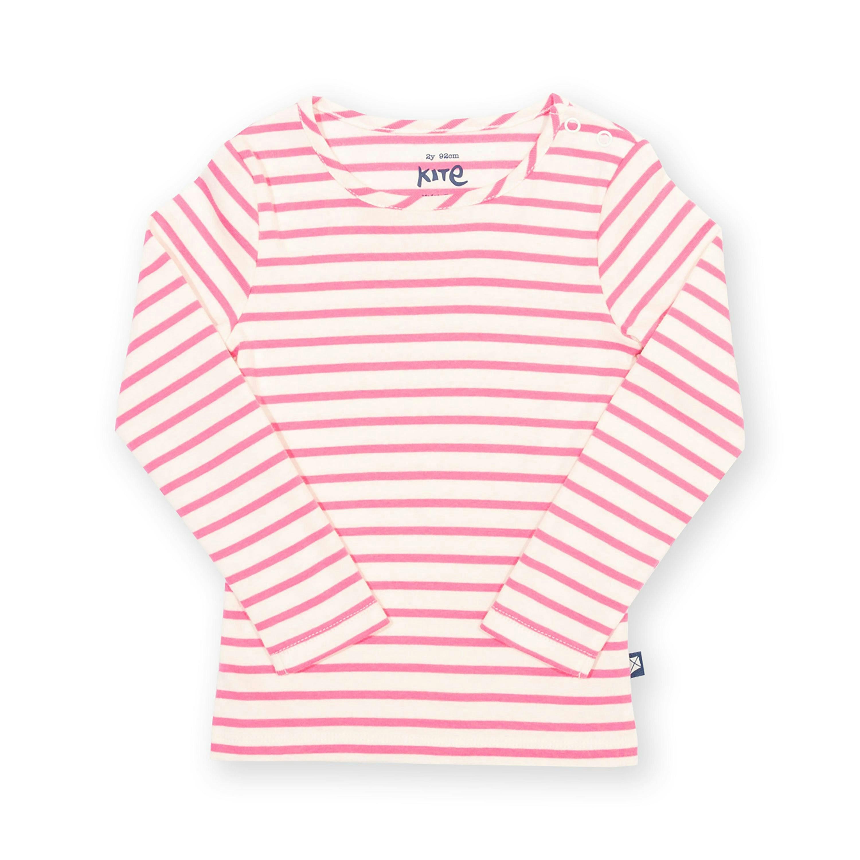 Kids Stripy Organic T-Shirt , view 1 of 3