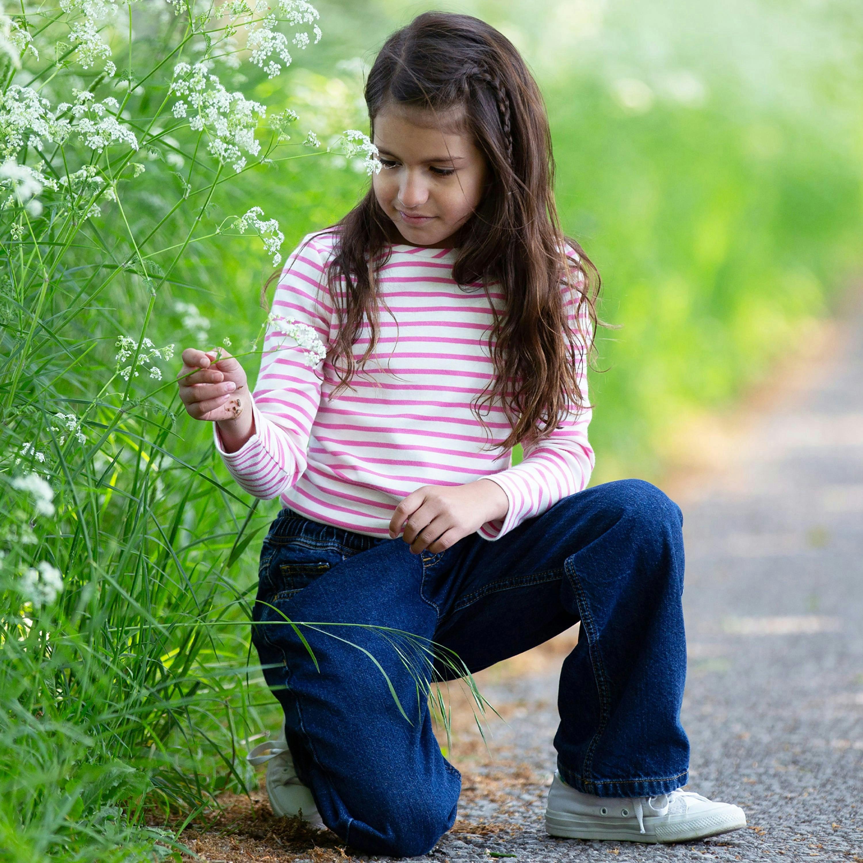 Kids Organic Stripy T-Shirt , view 3 of 5