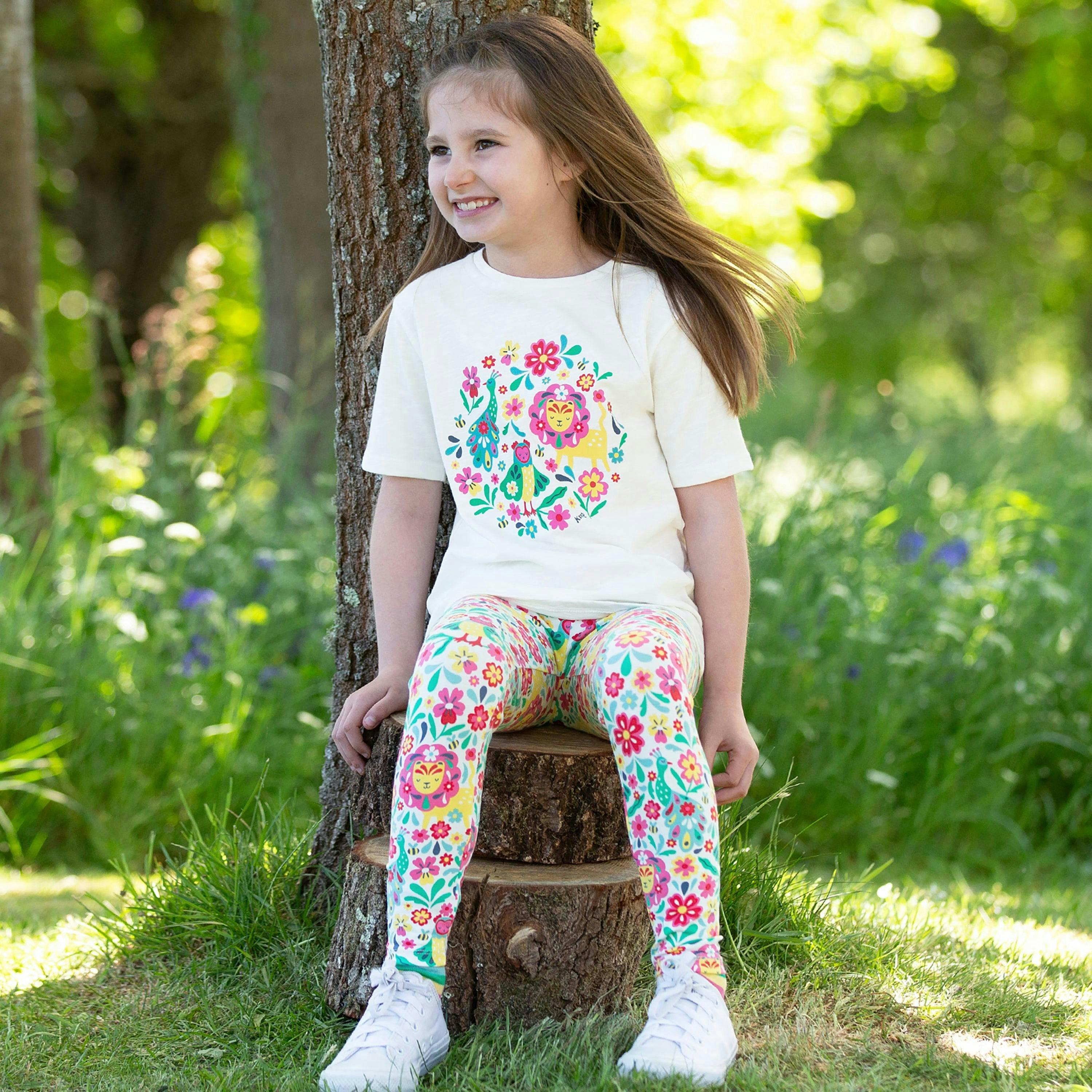 Kids Organic Growing Brave T-Shirt , view 3 of 5