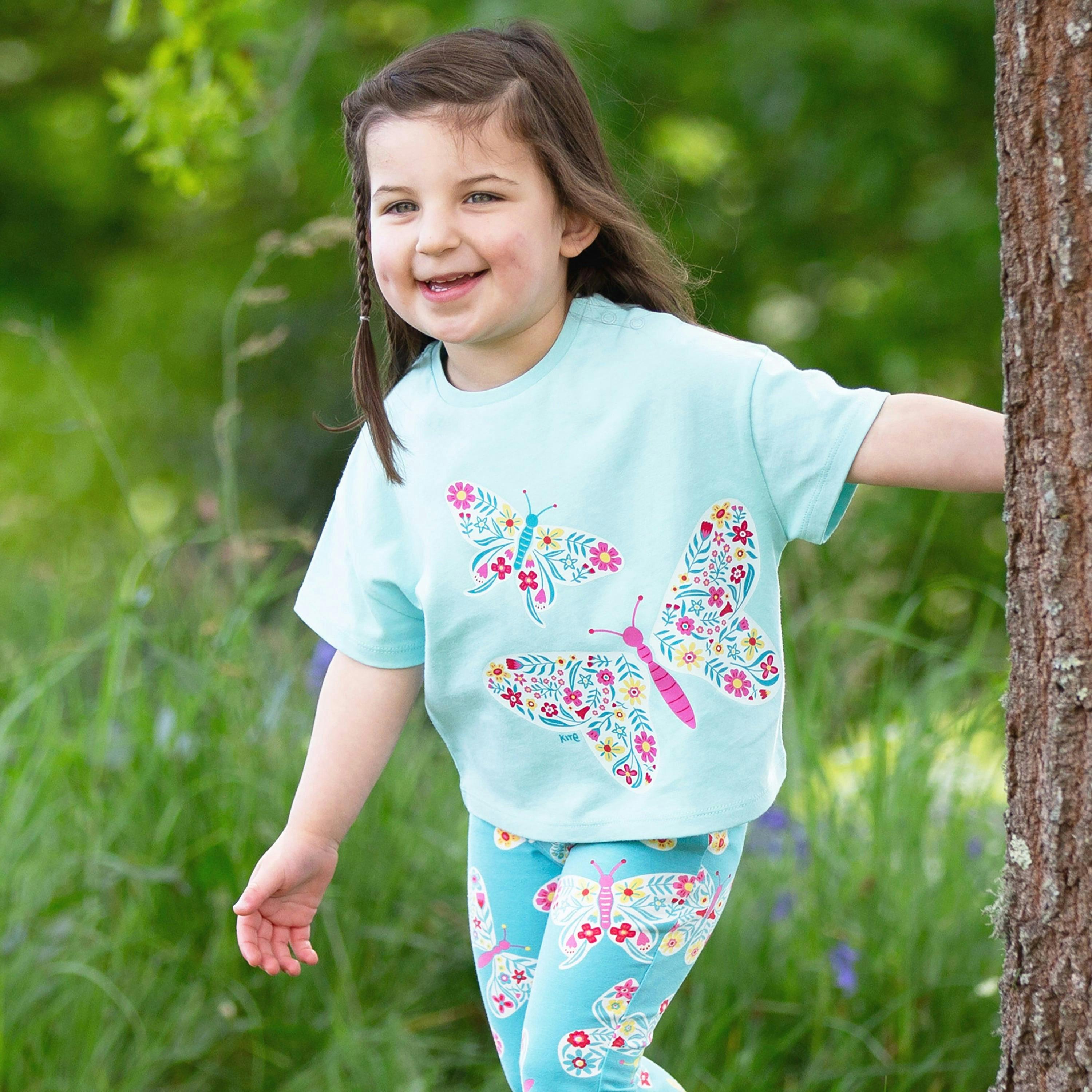 Kids Organic Flutterby T-Shirt , view 2 of 5