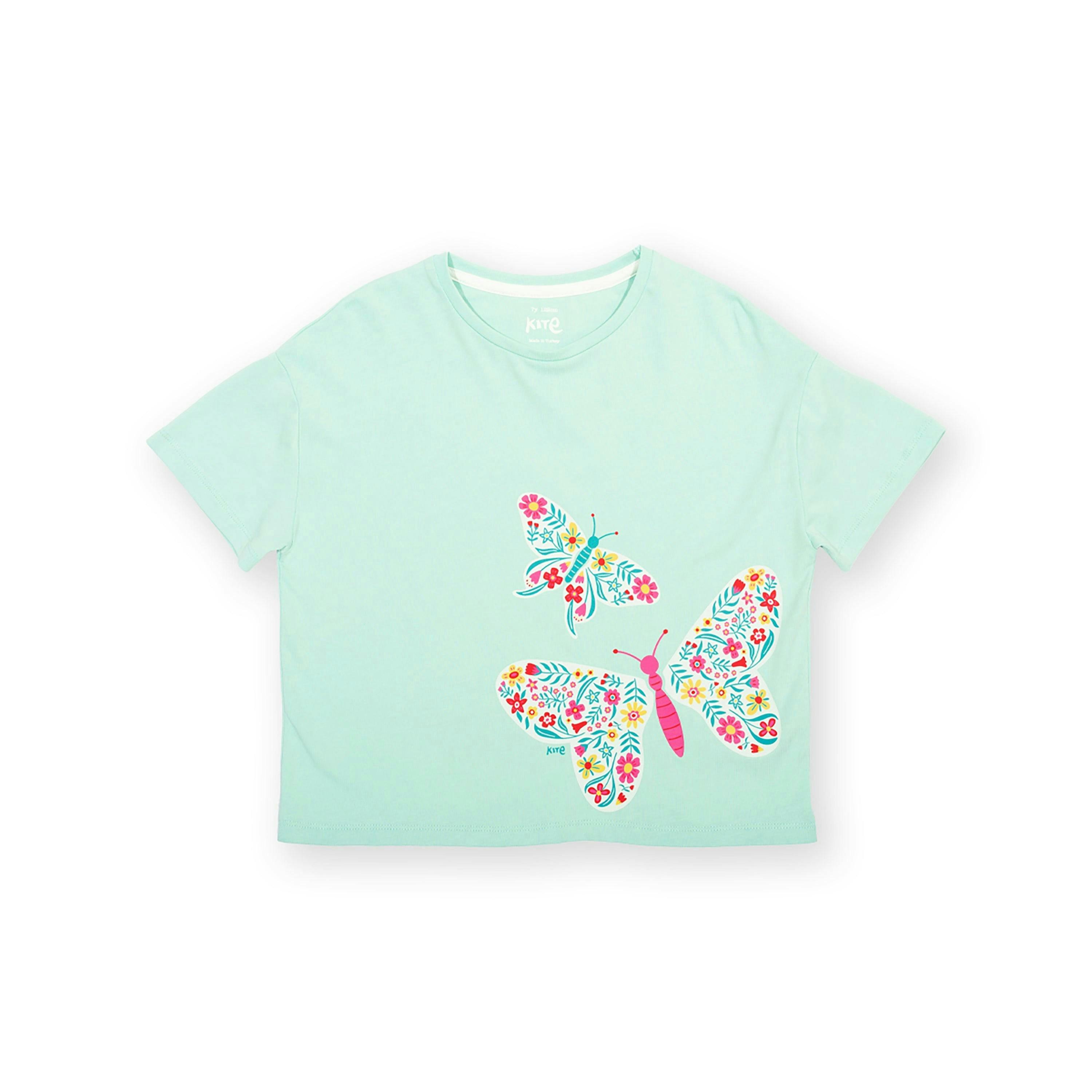 Kids Organic Flutterby T-Shirt , view 4 of 5
