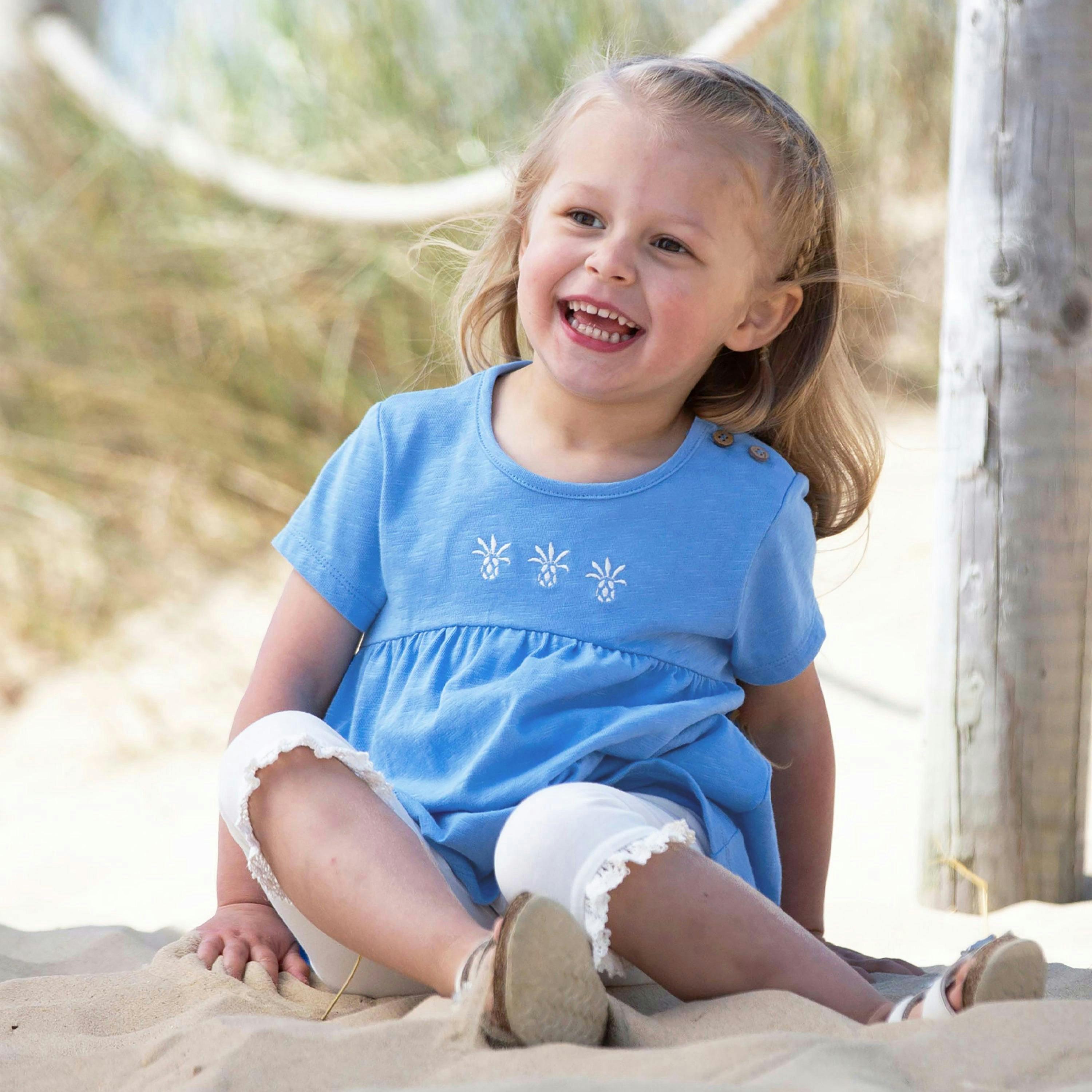 Kids Organic Pineapple Tunic , view 2 of 6