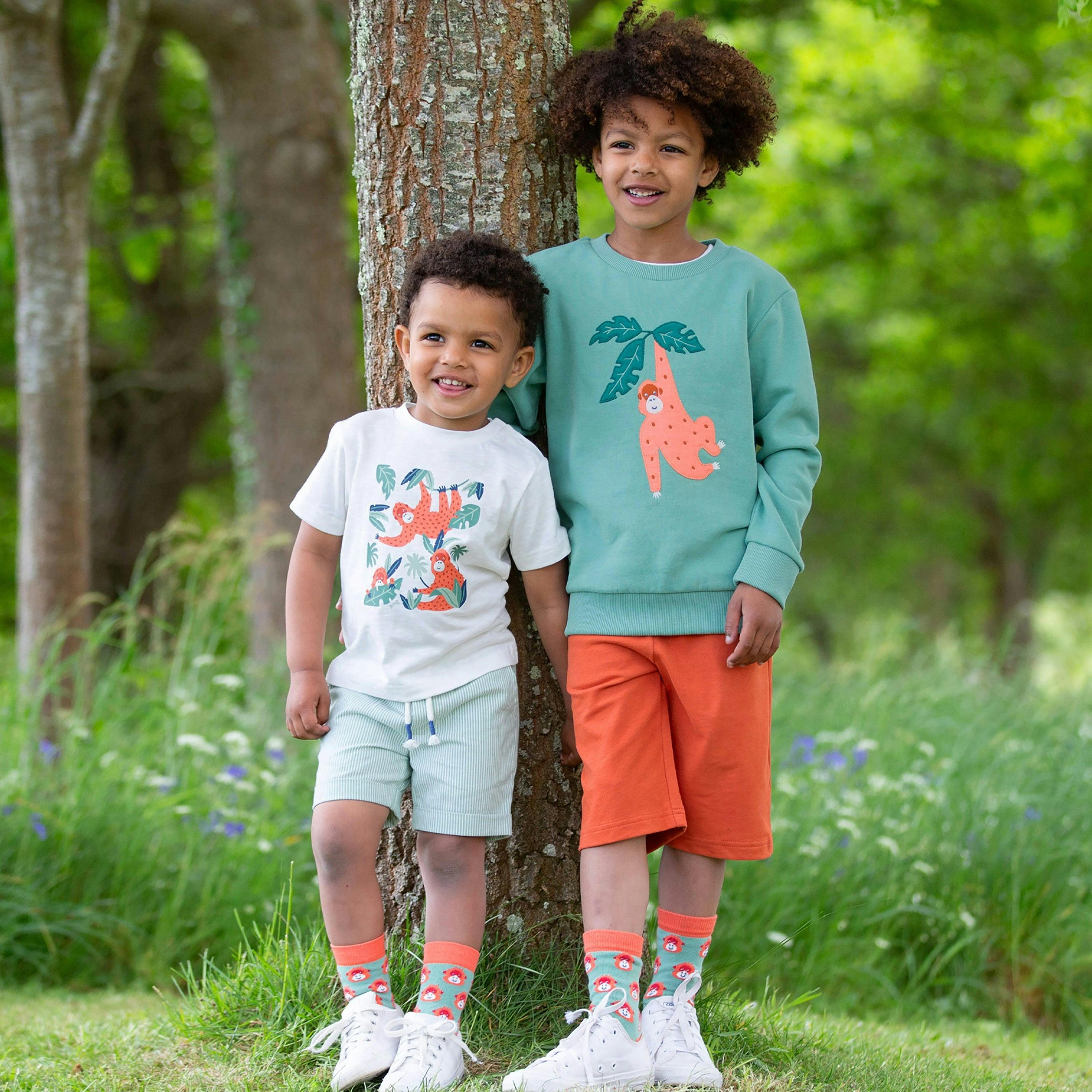 Kids Organic Orangutan T-Shirt , view 4 of 6