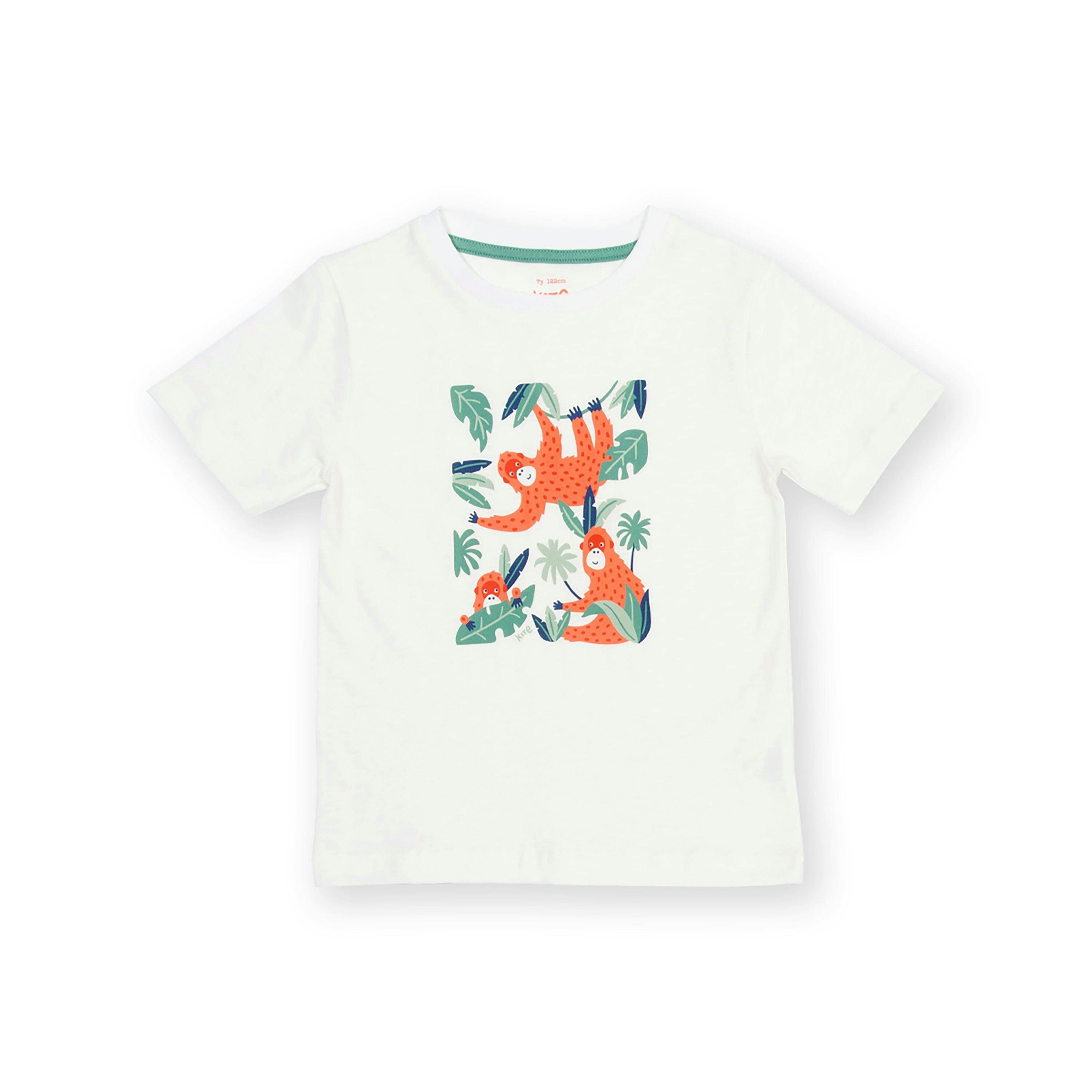 Kids Organic Orangutan T-Shirt , view 5 of 6