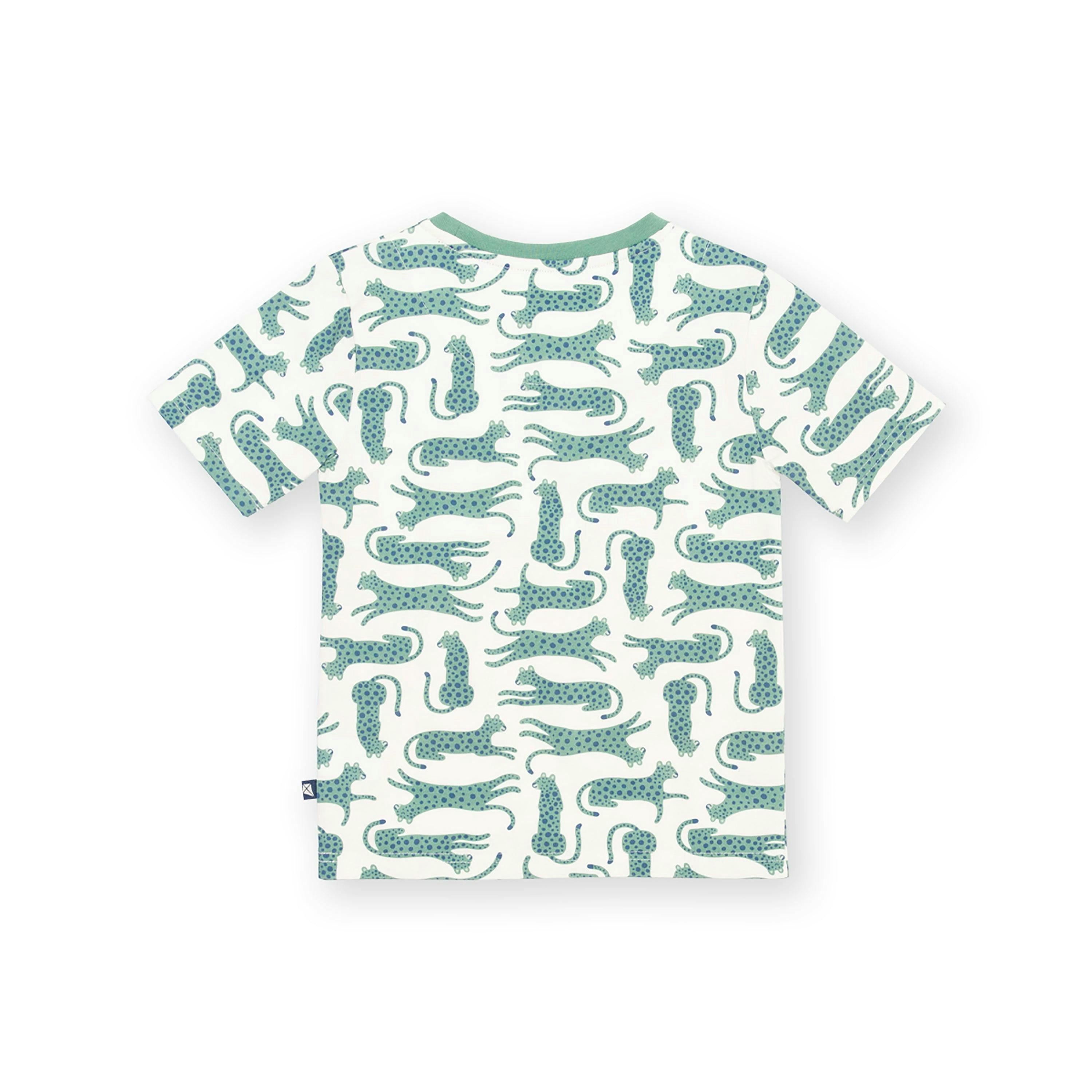 Kids Organic Leopard Camo T-Shirt , view 5 of 5