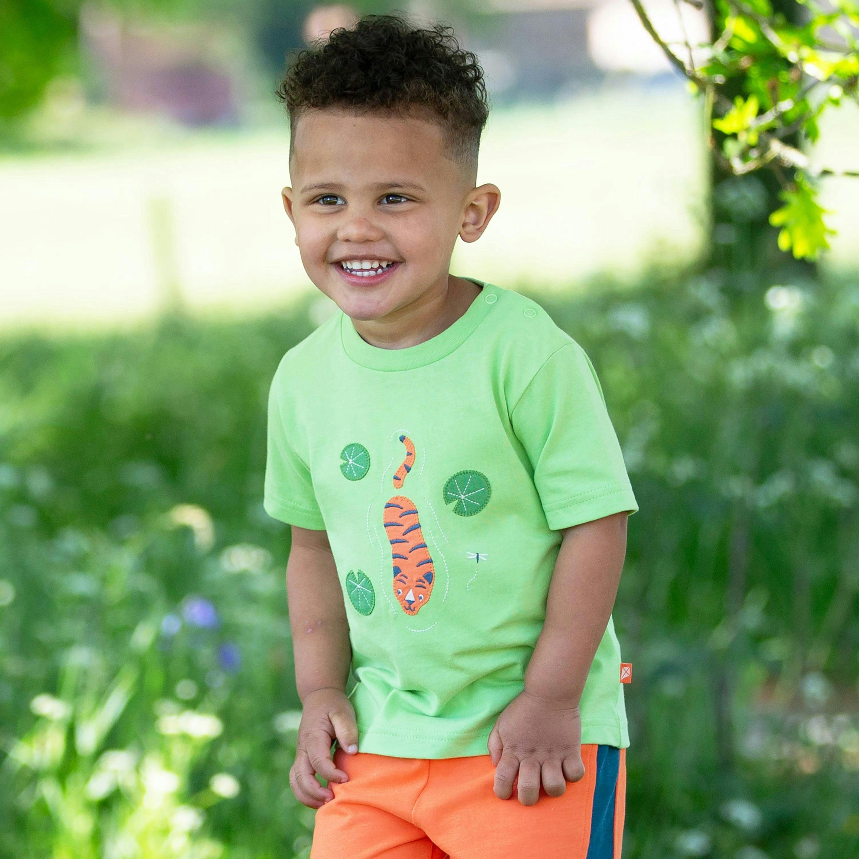 Kids Organic Stay Wild T-Shirt , view 2 of 5