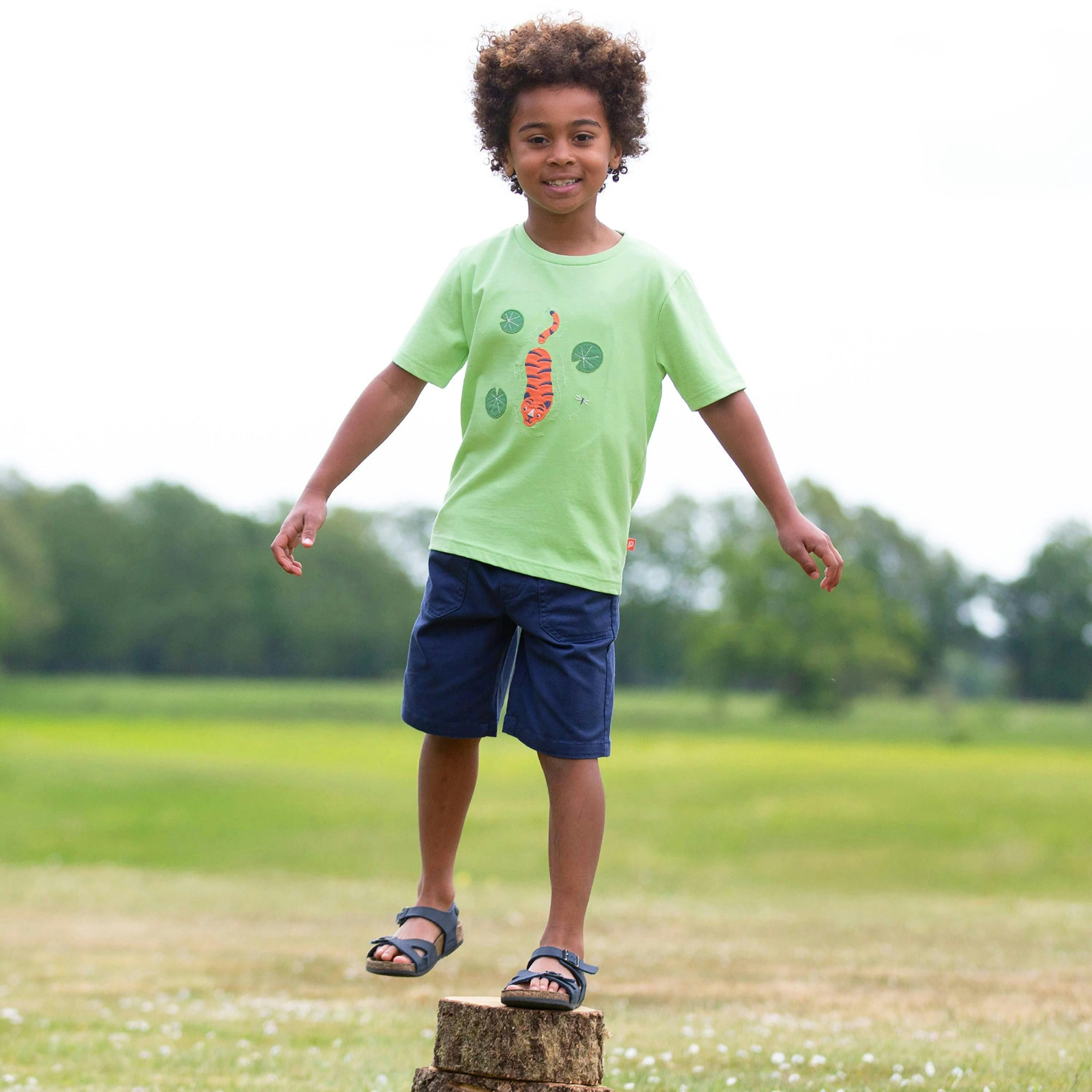Kids Organic Stay Wild T-Shirt , view 3 of 5