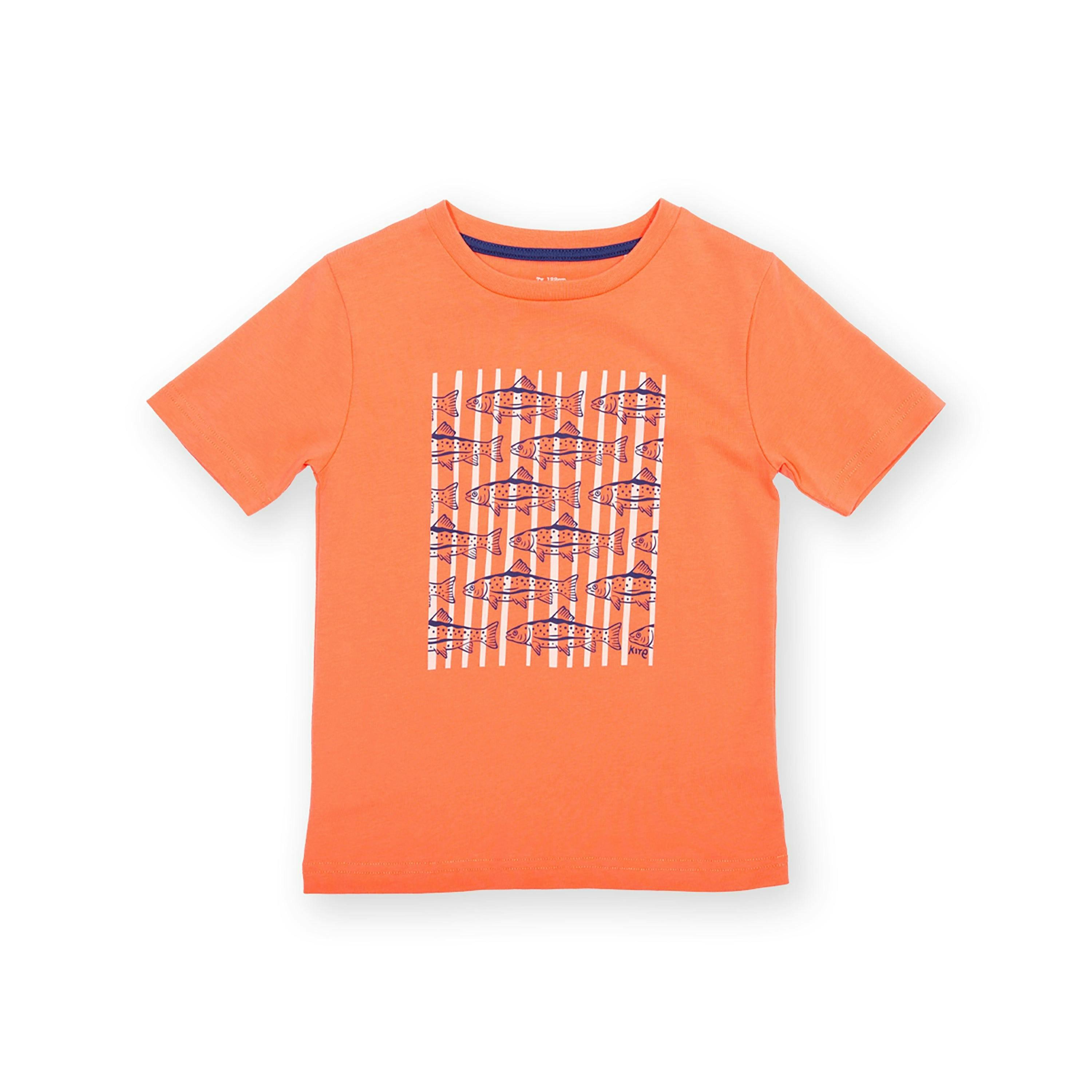 Kids Organic Trout And About T-Shirt , view 4 of 5