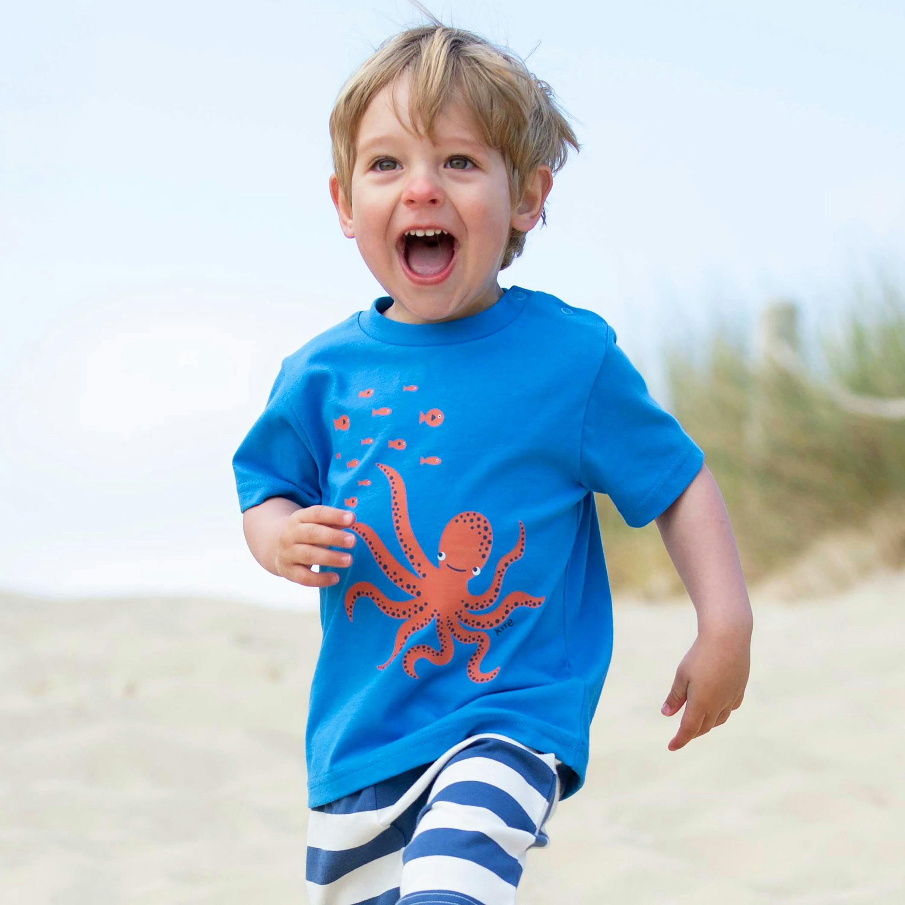 Kids Organic Reef Time T-Shirt , view 2 of 5
