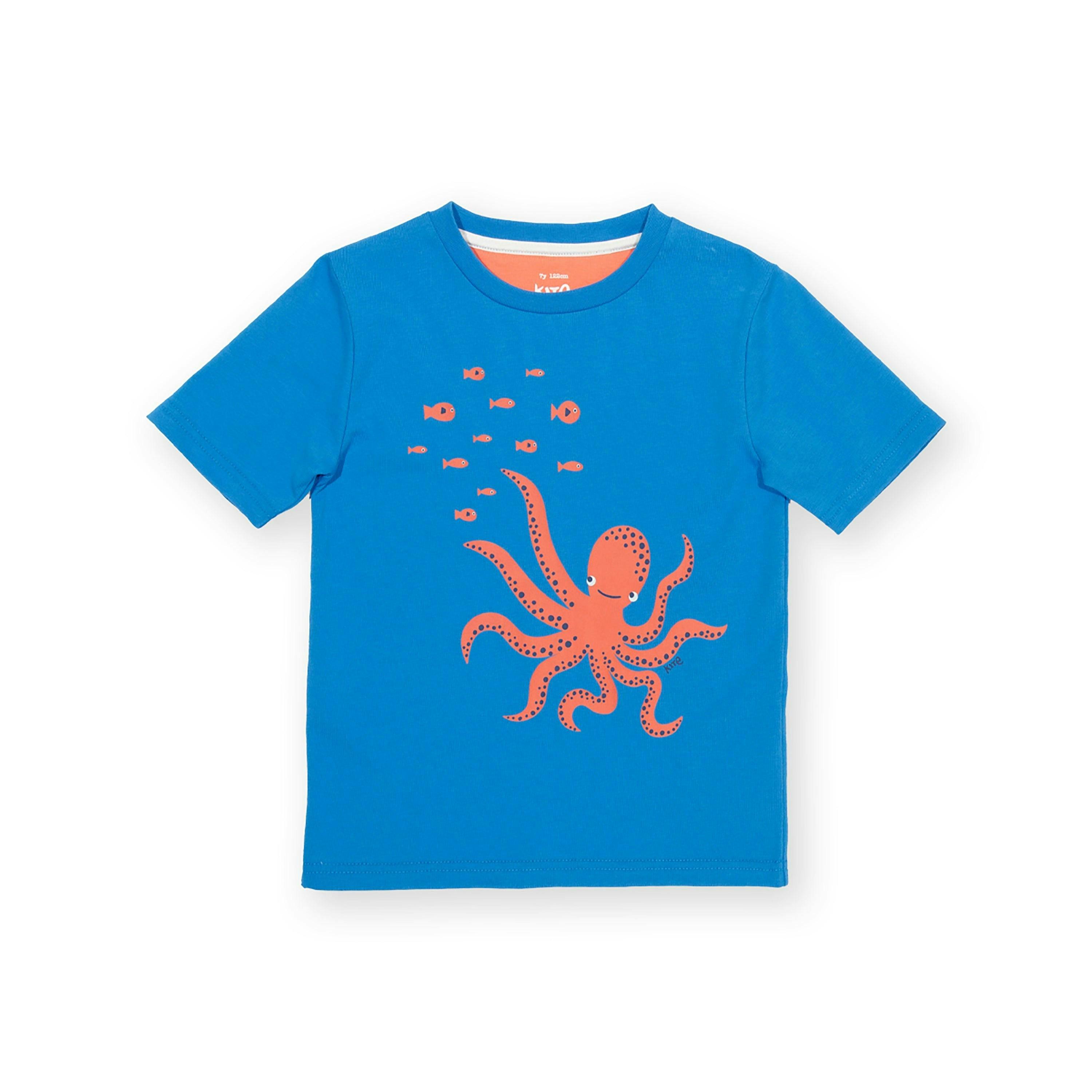 Kids Organic Reef Time T-Shirt , view 4 of 5