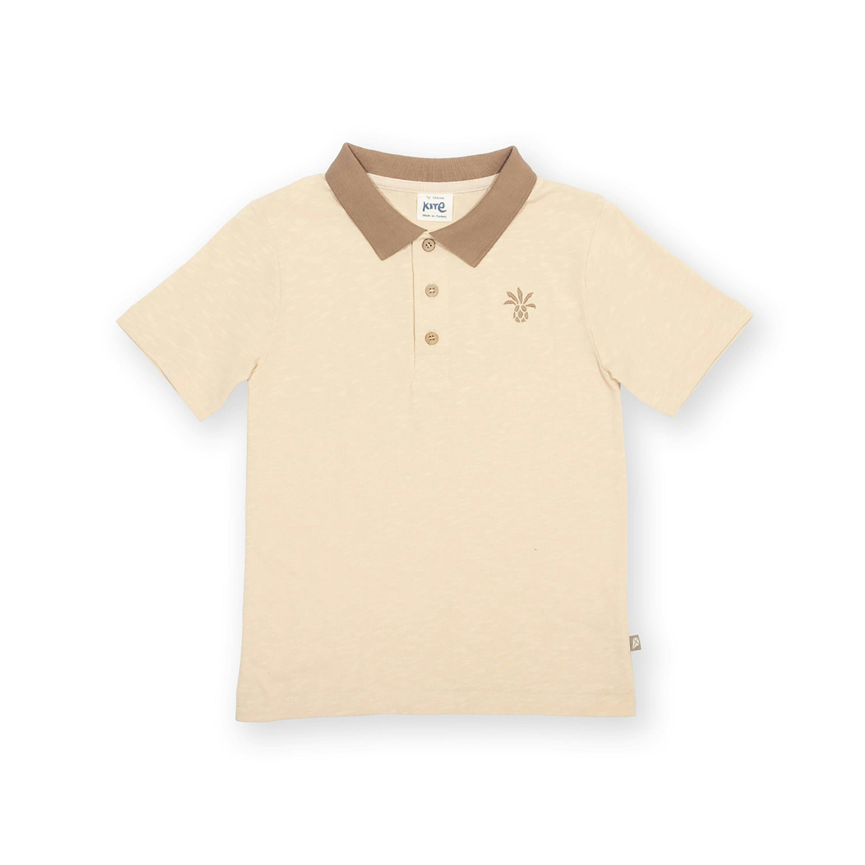 Kids Pineapple Organic Polo Shirt , view 1 of 3