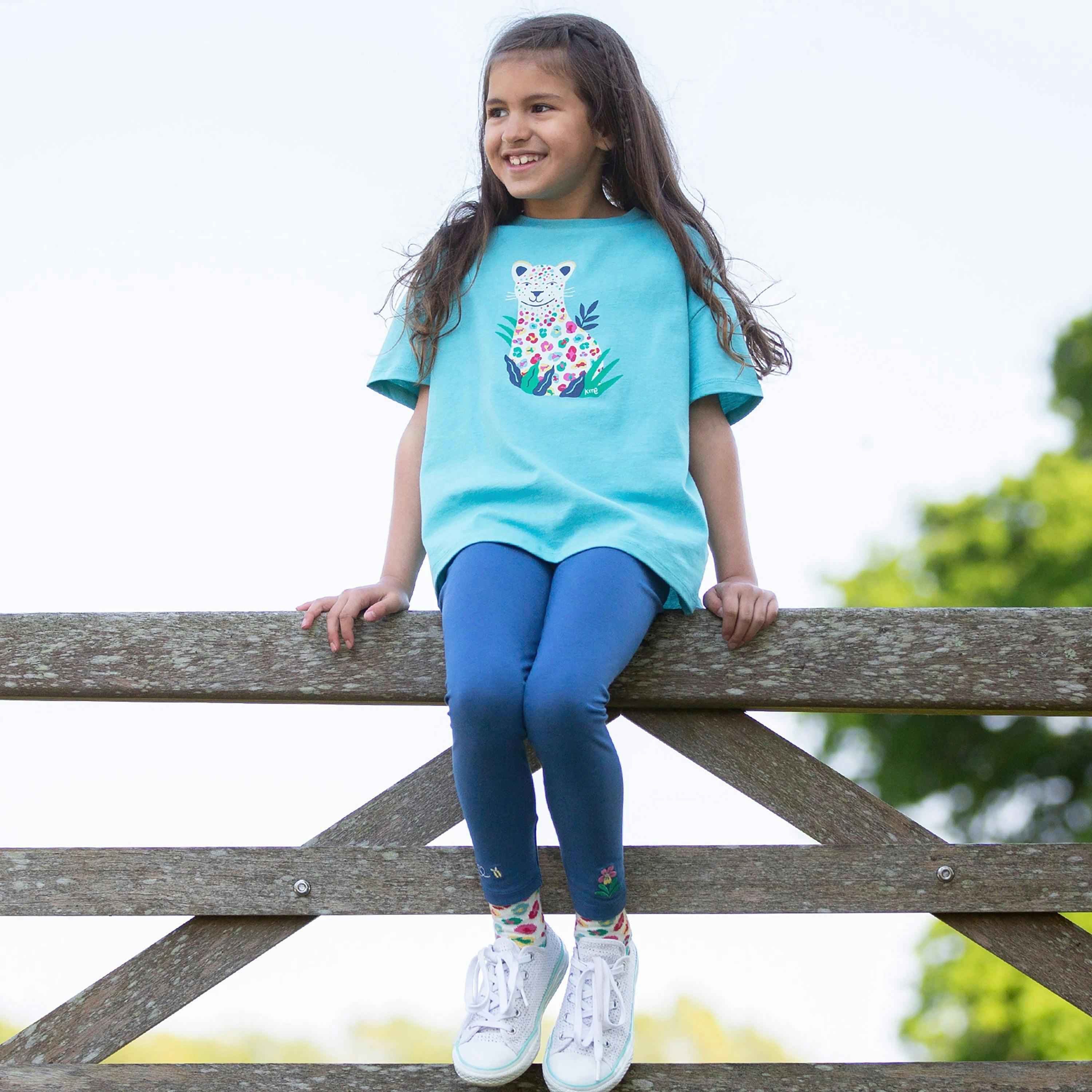 Kids Organic Wild And Free T-Shirt , view 3 of 4