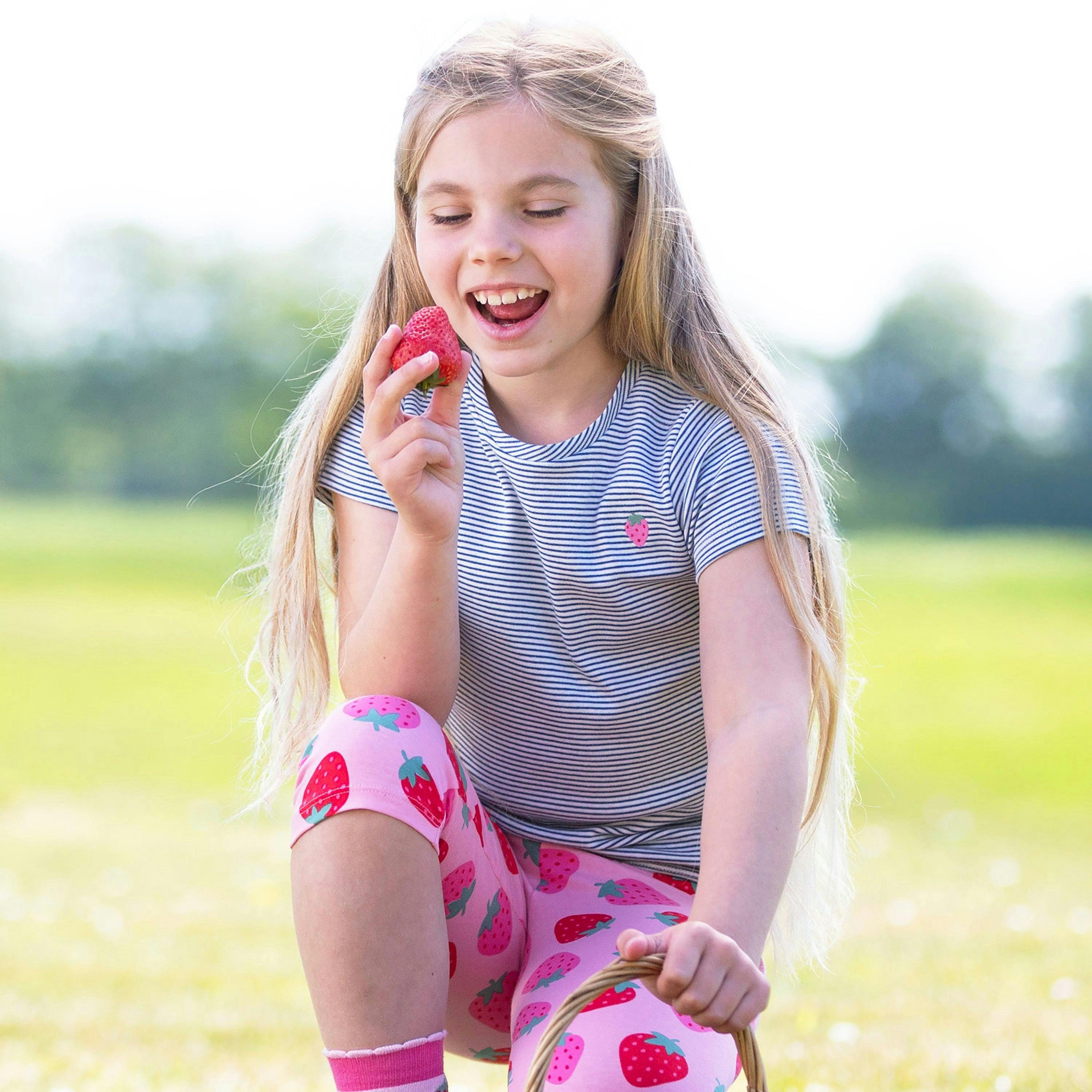 Kids Organic Berry T-Shirt , view 2 of 4