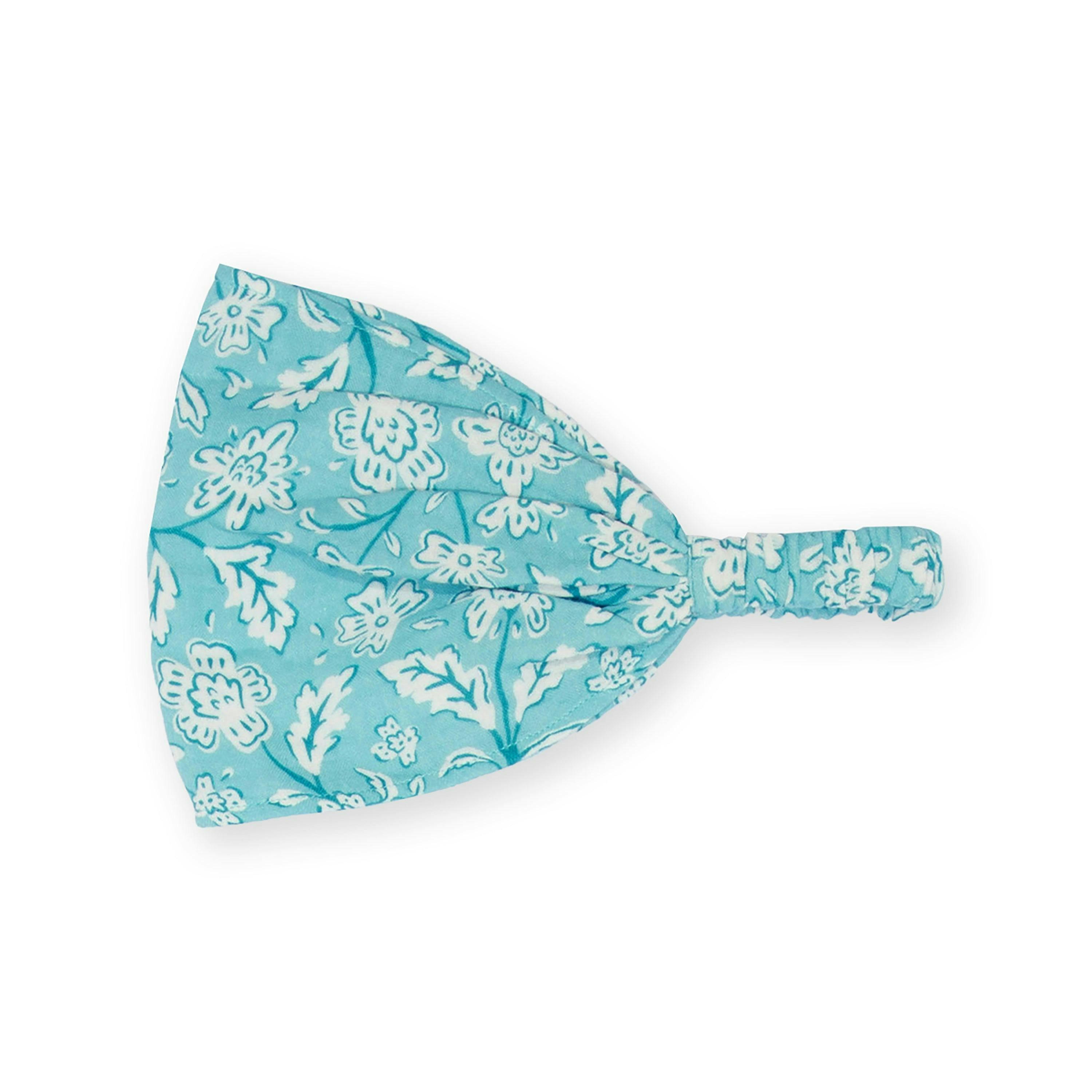 Kids Ocean Bloom Organic Bandana Hairband , view 1 of 3
