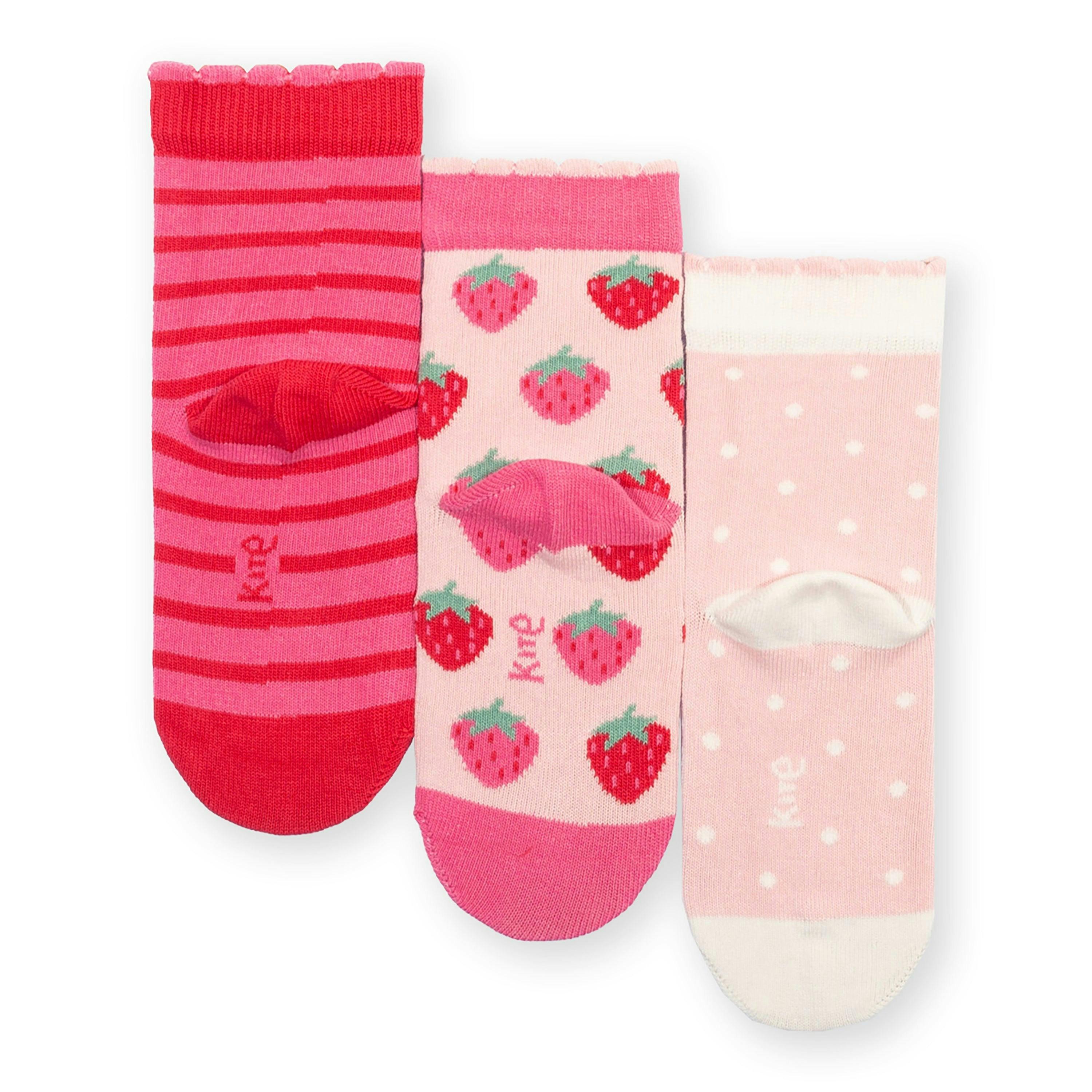 Kids Organic Berry Brave Socks , view 3 of 3
