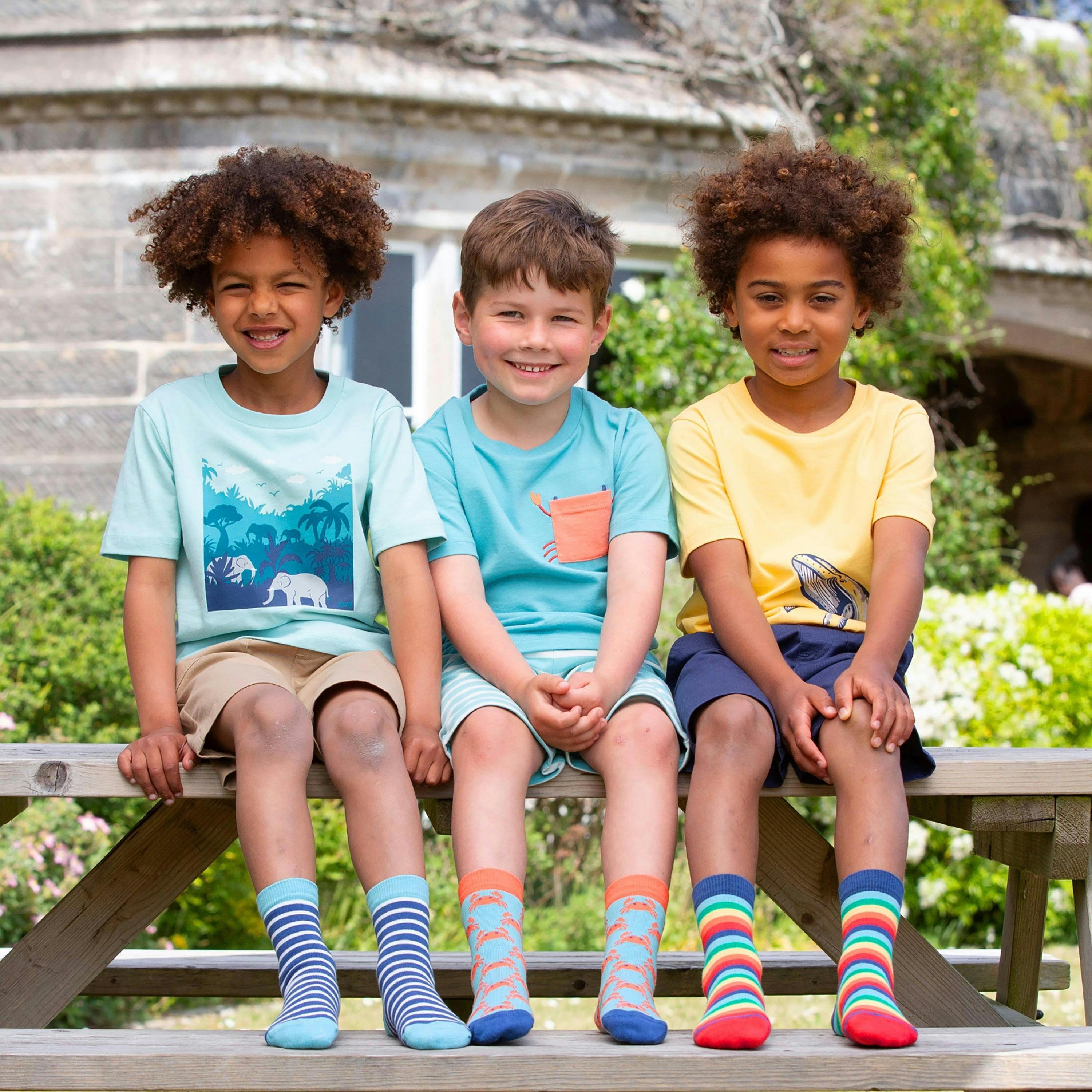 Kids Organic Little Nipper Socks , view 2 of 3