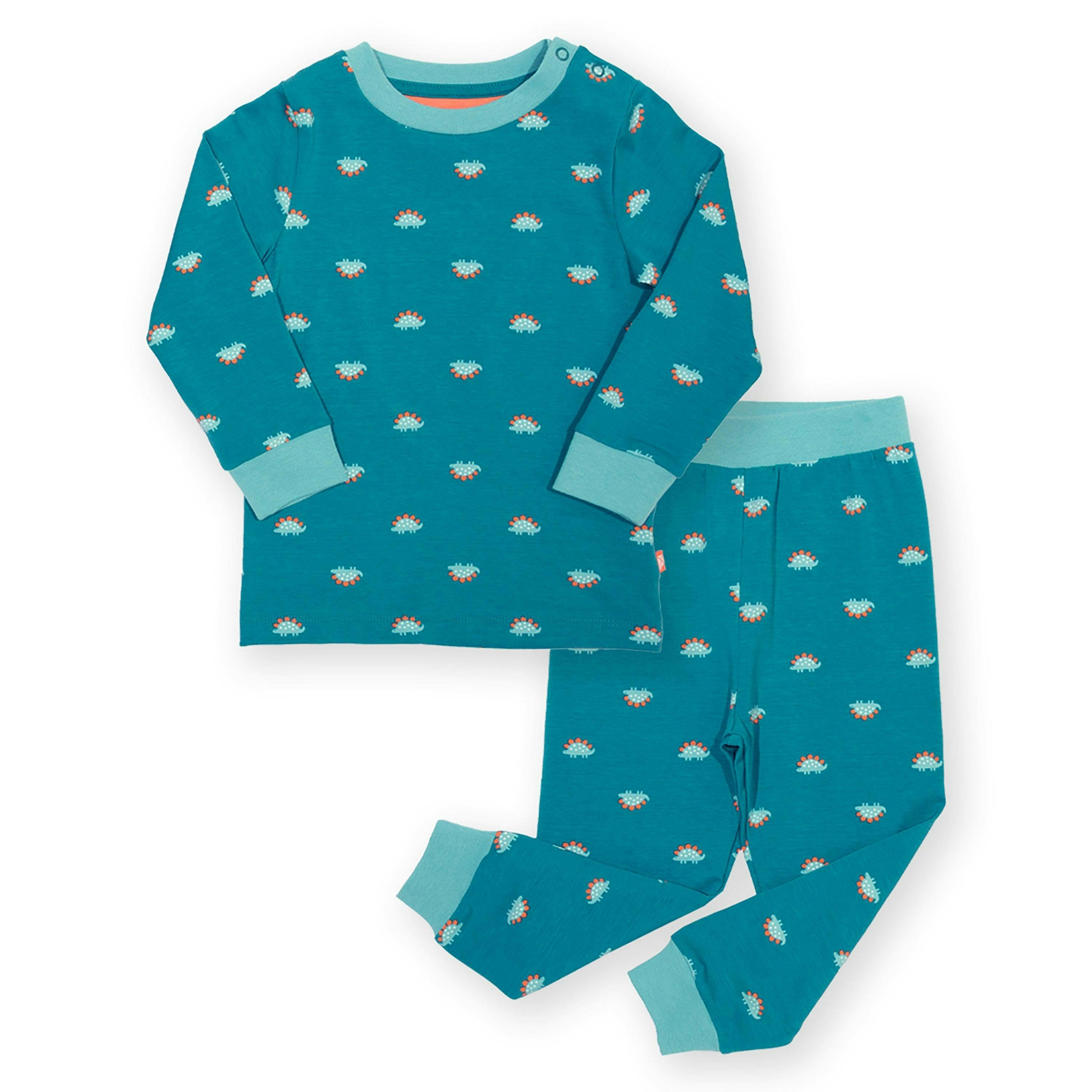 Kids Steggie Dot Organic Pyjamas , view 1 of 3